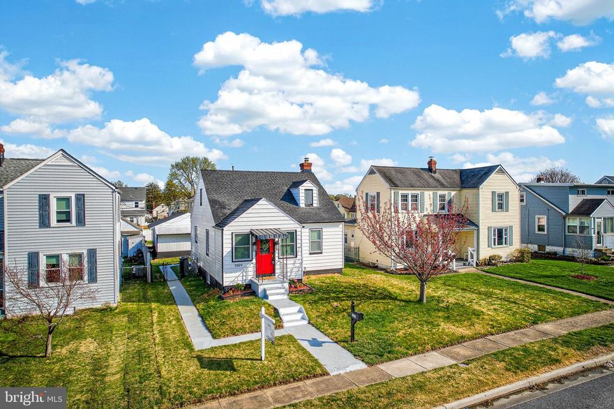 Welcome to this beautifully updated Cape Cod in Baltimore County offering space, functionality, and modern finishes throughout! This 5-bedroom, 3.5-bath home features a thoughtfully designed layout with the convenience of main-level living. The main floor includes two bedrooms, including a primary suite, along with two full bathrooms. Enjoy a stunning open living area highlighted by a sleek media wall with an electric fireplace, perfect for relaxing or entertaining. The gourmet kitchen is a true showstopper, featuring quartz countertops, a range hood, and a matching quartz backsplash, complemented by brand-new flooring throughout the home. Upstairs, you’ll find an additional generously sized bedroom along with a versatile space ideal for a home office, playroom, or recreation area. The fully finished basement offers even more living space with two additional bedrooms, one full bathroom, a recreation area, and a walkout exit, perfect for guests or extended living. Washer and dryer are included.
Step outside to a spacious backyard and fully fenced backyard featuring a large detached two-car garage with extra storage and a convenient half bathroom, ideal for a workshop, hobby space, or additional functionality. The property also offers 2 extra parking next to the garage for multiple vehicles. 
Located between Sparrows Point and Edgemere, this home combines comfort, flexibility, and value, don’t miss the opportunity to make it yours!