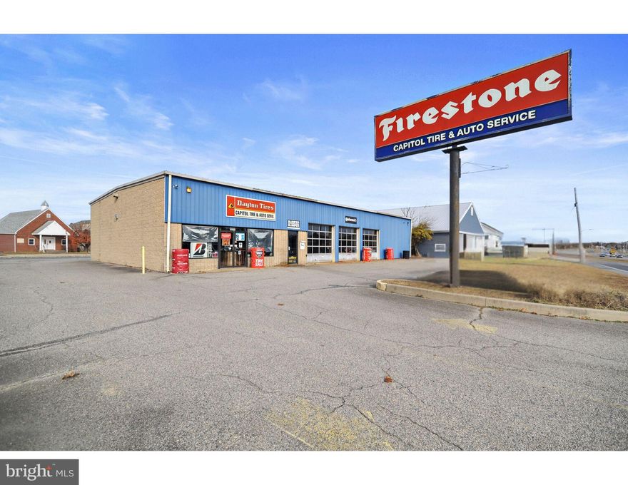 A prime commercial TURNKEY opportunity now available in the heart of Dover! This fantastic property is centrally located and ideal for the automotive repair industry, but it offers incredible versatility for various businesses. It features six overhead doors with six lifts ready for immediate use, a convenient waiting room/front desk area for customer service, private offices to support business operations, and ample storage space for tools, equipment, and supplies. The site boasts an unmatched location with dual frontage on S. Governor Ave and Southbee Drive, ensuring easy access and Route 13 visibility. This is a prime location for any business, with abundant parking and dual access points from the front and rear, making it ideal for customers and deliveries. Whether you are an entrepreneur in need of a ready-to-go workspace or seeking the perfect site for a new venture, this one-of-a-kind property has the potential to meet your needs. Your next business success starts here!