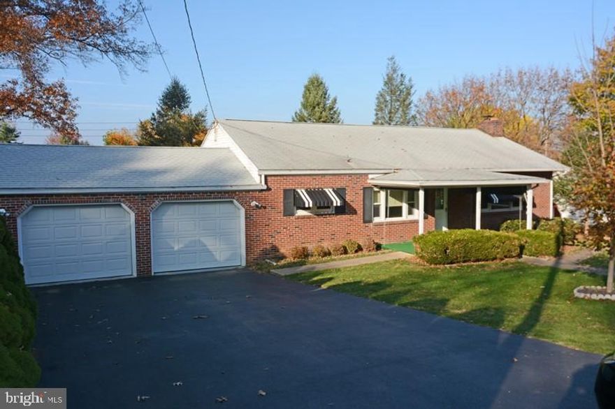 One story living in a great location! Large, level lot with mature shrubs & trees, two car oversized garage plus tons of storage too! House does need updating but has great bones! Replacement windows thru-out, hardwood floors under carpets, central air, recent well pump too! Roomy basement with outside entrance could be easily finished! Garage roof was replaced in 2013 and main home in late 1990's.