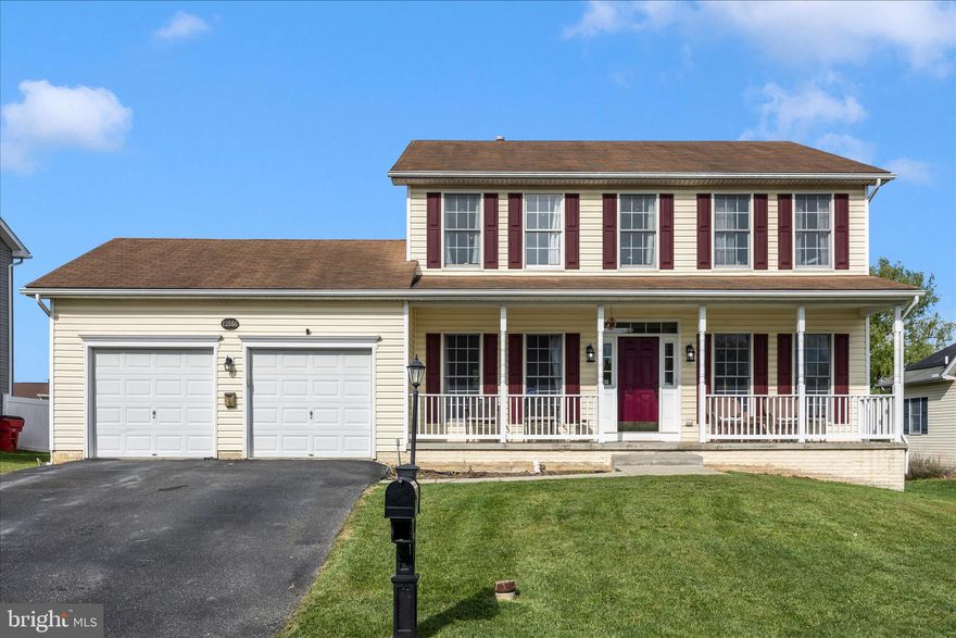 Spacious 4-bedroom, 2.5-bath colonial located just minutes from I‑81 offering a fantastic opportunity for those looking to put their personal touch on a great property. This home is being sold as part of an estate, needs a little updating, and is priced accordingly. The classic colonial layout features a large living room, formal dining room, family room w/ gas fireplace, and an eat‑in kitchen with walk-out to the fenced backyard. Upstairs, you’ll find four generously sized bedrooms, including a primary suite with a private bath. A full basement adds additional storage or finishing potential, and the attached two‑car garage provides convenience and workspace. Set on a mature lot in a quiet neighborhood close to shopping, and commuter routes, this home combines space, location, and opportunity. With solid bones and great curb appeal, it’s ready for a new owner to bring their vision to it. The property is being sold as-is.