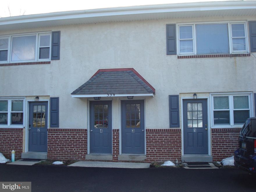 Stable 4 unit Building on 1 acre in West Whiteland Twp.  All 4 Units occupied by long term Tenants. Ample Parking, Parking Lot had new blacktop installed in 2025.  Two Units are First Floor units, Two Units are Second Floor Units. 
Apt#1 is a 2 Bedroom rented at $1,300.00 - Has basement access w/laundry
Apt#3 is a 2 Bedroom rented at $1,100.00 - Has laundry in separate basement area  
Apt#2 is a 3 Bedroom rented at $1,005.00 - Has basement access w/laundry
Apt#4 is a 3 Bedroom rented at $1,250.00 - Has laundry in separate basement area
Owner pays: Taxes, Sewer, Recycle and small electric bill.
Tenants pay Electric, Gas, Trash, Cable/Internet (trash is by the bag)
Grounds keeping and Snow Removal are Owner expenses.