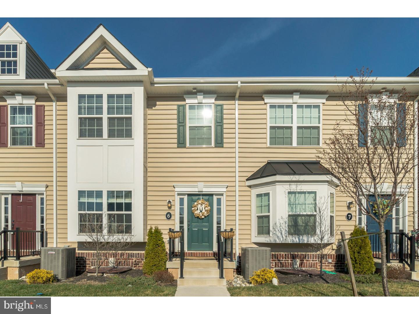 Come and see this beautiful practically brand new Carriage Hill townhome in the Doylestown area! Property includes upgrades galore. Walk in to open floor plan with beautiful rich hardwood flooring which carries throughout entire 1st floor living space. Upgraded kitchen cabinets with stainless steel appliances and granite countertops, large island with granite counters and many other upgrades. This home features 9' ceilings, plenty of recessed lighting, overhead light fixtures and a powder room on the first floor. Property contains 3 1/2 bathrooms !!! Yes that's right - 3 1/2 bathrooms. Both bedrooms upstairs has its own full bathroom, there is a full bathroom in basement and a half bathroom on the 1st floor. Each bathroom in the house has been updated with tile flooring and granite counter tops. There are large walk-in closets in both the master bedroom and guest bedroom - both rooms are oversize and generous in size. Walk downstairs to the large finished basement perfect for entertaining and allows in plenty of natural light. It can also easily be used as an office or additional bedroom if needed since it has its own full bathroom. Brick paver patio in rear of property is wonderful for entertaining. Minutes from the shopping and fine dining of Doylestown Boro. Close to Rt. 611 and 202. Make your offer today, before this unique home is gone !