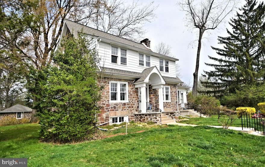 Great opportunity to own a 1920's center hall stone colonial for a great price. Maintained by long time owner and well respected physician in the area for many years.  Doctor office addition could possibly be used professionally, work at home offices or whatever suits your needs.  Presently non conforming so you will need to talk to the township concerning the office use.
There were many recent upgrades such as interior paint, carpet and flooring throughout as well as electrical 200 amp service upgrade, newer roof etc.
Dekalb Blvd is presently under construction but with a little foresight, this will be a great home to raise a family or just live and work from home. There will be new roadway infrastructure, sound barrier and retaining wall.
See docs I have included a Penndot data sheet on the project.