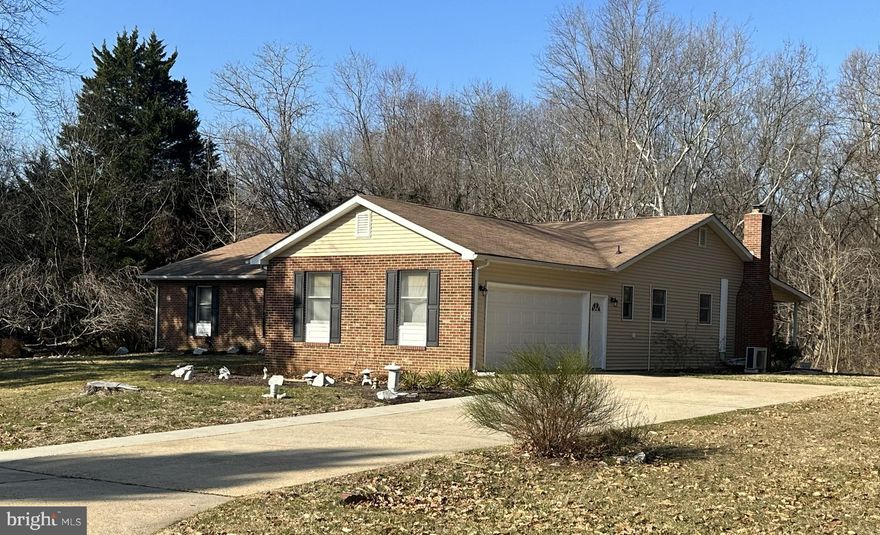 Open House scheduled for 1/27/2024 has been cancelled.   2400 square feet on the main level.   Over 1500 square feet of unfinished basement.  Plenty of room and storage.  Everything on ONE LEVEL.   Extra storage in the basement.  This home is a 4-bedroom, 2 ½ bath rancher nestled on a sprawling one-acre lot. Step into luxury as you enter through the expansive foyer, adorned with a chic ceramic tile floor that beckons you into the heart of this residence.
The kitchen is a chef's delight, boasting updated cabinets, sleek granite countertops, and top-of-the-line appliances. Discover the joy of cooking with a double-wall oven, a brand new cooktop with a convenient pot filler, and a designated coffee bar in this culinary haven. The adjacent breakfast nook adds a touch of charm to your morning routine.
The grandeur continues in the dining room, ready to host your most lavish dinners or double as an opulent living space. Cozy up in the family room, featuring a pellet stove to warm your nights, and step through sliding doors onto a covered patio, perfect for entertaining or simply unwinding.
On the opposite side of the house lies the primary suite, a sanctuary with a spa-like bathroom offering two spacious vanities, a soaking tub, and an exquisite tile-surround shower. The adjacent laundry room, easily accessible from the primary bedroom, includes a door leading to the backyard for added convenience.
Three additional generously sized bedrooms, each adorned with hardwood floors, ceiling fans, and recessed lighting, share a stylishly updated bathroom with a dual sink vanity. Ample storage is at your fingertips with two coat closets flanking the foyer, as well as two linen closets in the hallway.
The 2-car garage and a long driveway ensure plentiful parking for residents and guests alike. Wait until you see the size of the unfinished basement waiting for your personal touch!  There are endless possibilities for customization or additional storage space.
This home has been meticulously updated with too many features to list. Schedule a showing now to experience firsthand the charm and functionality this property has to offer. Your dream home awaits you in Cheval Trails! SELLER WILL CONSIDER ALL REASONABLE OFFERS!🏡✨