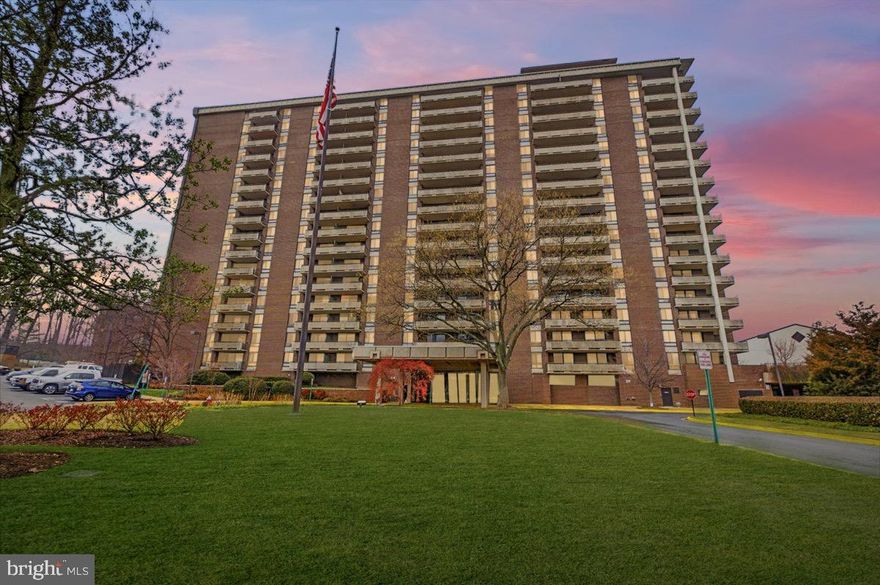 *NOW OFFERING 2 MONTHS OF CONDO FEES COVERED* Experience elevated living in this beautifully renovated 2-bedroom, 2-bath residence in The Regency at McLean, a highly sought-after full-service condominium community. Located just minutes from Tysons Corner, the Capital One Center, and the Metro. This light-filled home features custom Brazilian cherry hardwood flooring throughout and a thoughtfully designed open-concept layout that is perfect for both everyday living and entertaining. The fully renovated kitchen opens to the main living area and includes custom cabinetry, granite countertops, stainless steel appliances, an electric range, and a refrigerator with a built-in ice and water dispenser. The spacious primary suite offers dual closets and direct access to the private balcony, along with a custom built-in marble bedframe and matching nightstands that add a unique design element to the room. The ensuite bathroom has been fully renovated with a sleek stand-up shower, while the secondary bathroom is also updated and features a full tub. From the large private balcony, enjoy beautiful views toward Tysons Corner Center, especially in the evening when the surrounding lights create a vibrant backdrop. 

The condo fee includes all utilities, along with a reserved garage parking space and a secure storage unit. Residents enjoy 24-hour gated security, a full-time concierge, guest parking, and a wide range of amenities including a library, meeting and hobby rooms, a hair salon, and the Regency Plaza with fire pits, gas grills, and three outdoor pools. An enclosed walkway also provides convenient indoor access to Onelife Fitness (Owners get discount on membership) Tysons and nearby tennis courts, all just moments from major commuter routes, shopping, and dining in the heart of McLean.