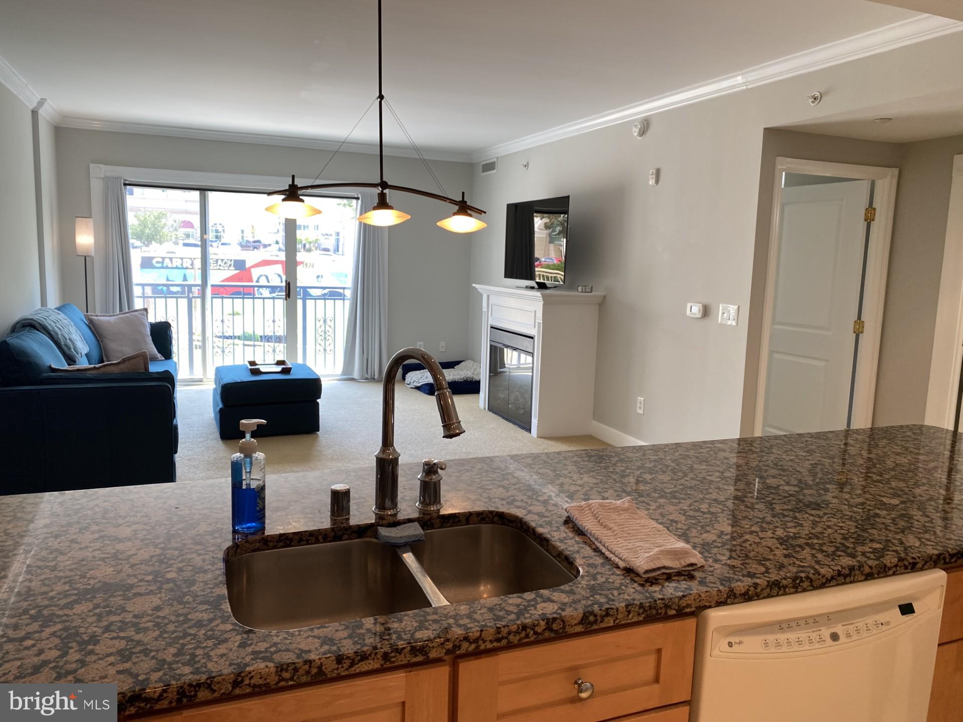 Beautiful, bright 1 BR plus DEN (or 2 BR) facing sunny south. Includes ONE underground garage space assigned parking with remote door opener. Most utilities are included in the rent. (a small electric bill is not included). Recently repainted in neutral light gray tones.
newer Washer/Dryer inside the condo, GE appliances, Electric Fireplace, Granite counters.
Many amenities included in rent: 24 Hour live Concierge/Security person in lobby, Large Fitness Center, Party Room, TV Lounge, Outdoor Pool, Hot Tub, Outdoor BBQ kitchens, Dining Courtyard, Library, Pool Table room.
Just blocks to downtown Annapolis City Dock, restaurants, live entertainment, shopping.
Shuttle Trolley between City Dock and Park Place.
Luxury living in downtown Annapolis. Available August 1st, 2025 . Second garage parking space available separately,
NOTE: Owner is the Listing Agent.