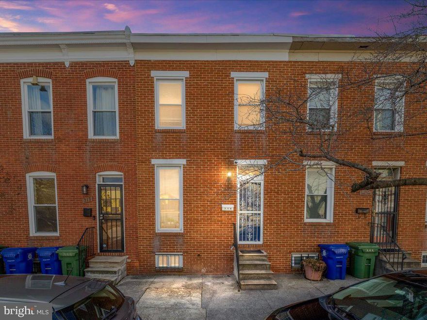 Charming City Living just steps from Iconic Camden Yards and The M&T Bank Stadium! Located in one of Baltimore’s most vibrant neighborhoods, 719 Carroll Street offers the perfect blend of modern convenience and historic charm. This recently updated home is just a stone’s throw from Inner Habor, world-class dining, entertainment, shopping and the University of MD Hospital. Inside, this home you'll find a bright and open space that has been freshly painted, new flooring on the main level. The kitchen has updated cabinets, new granite countertops and new stainless-steel appliances. The seller just had a new roof put on! The location of this home offers easy access to major highways, public transportation, and the cultural gems that make Baltimore a unique city. Whether you're a sports fan looking to catch a game at Camden Yards or someone who enjoys exploring the local arts scene, 719 Carroll Street puts you right at the heart of it all. Don't miss out on the opportunity to live in this sought-after location – schedule a tour today! 

***Professional photography will be uploaded on 2/18***