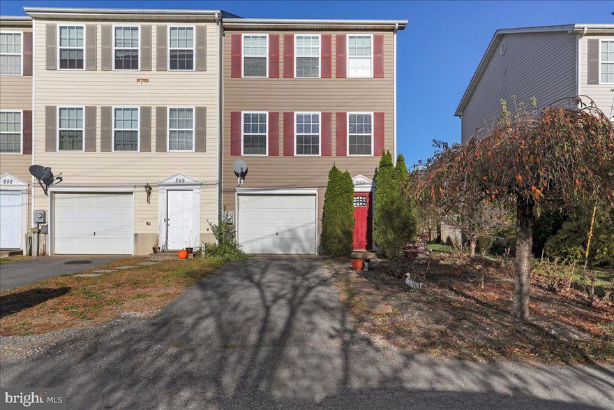 Welcome to this well maintained, 3 bedroom/2.5 bathroom end-row townhouse! The home is fully finished and is loaded with recent updates including a Ring doorbell, stainless steel kitchen appliances, light fixtures, new carpets on the 3rd floor, and fresh paint throughout. Bedrooms are spacious and the master suite includes a walk-in closet and a private en-suite full bath. Washer and dryer are located on the first floor. Family room on the first floor can be converted to an additional bedroom. 1 car garage with driveway that can accommodate an additional 2 cars, and plenty of off-street parking. Conveniently located near shopping, schools, and within a 5 minute drive to I-81. Don't miss out on making this beautiful residence your home and schedule your showing today! Realtor is related to the seller.