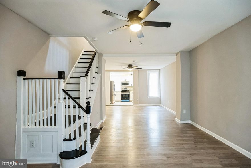 Welcome to this spectacular home. This fully renovated 3, possibly 4 bedroom, 2- full bathroom home offers modern living. The open concept layout on the main floor creates a spacious feel, perfect for entertaining. The brand new kitchen with upgraded appliances and generous cabinet storage makes meal prep a breeze. Upstairs, you'll find two spacious bedrooms and a luxuriously updated hall bathroom plus the primary bedroom. All bedrooms have big closets that provide ample storage for everyone. But wait, there's more! The true gem of this property is the huge finished basement with bonus full bath that allows you to extend your living and entertaining area. Make this area an office or additional bedroom or both. The choice is yours! This friendly neighborhood is just minutes from the public transportation and is walkable to a variety of popular restaurants and shopping. This beautifully renovated home is move-in ready and offers everything you ever need for comfortable and stylish living. Schedule your in-person showing appointment, today!