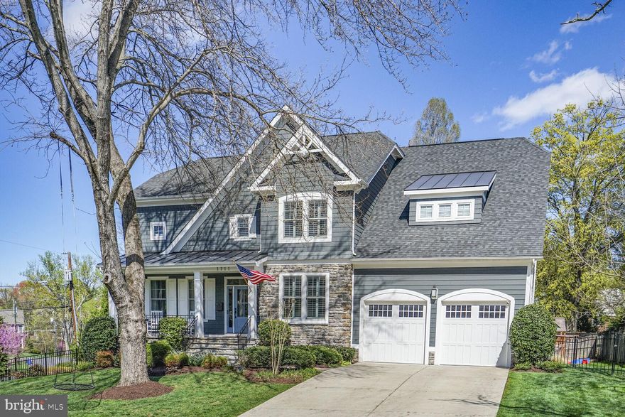 The one you have been waiting for! This beautiful, Craftsman-style home is located on 1/3 of an acre corner lot in the sought-after Lewinsville Heights neighborhood. Built in 2016 by Focal Point Homes, this meticulously designed residence offers 6 bedrooms, 5.5 baths, with 5,545 square feet of living space across three finished levels. Perfect for today’s modern living, this home is the ideal blend of elegant formal spaces and inviting open-concept living areas. The main floor features a gracious entry Foyer, formal Living and Dining Rooms, private Office, and gourmet Kitchen with a large center island and adjacent Breakfast Area with charming bay window. The open Family Room features a gas fireplace, coffered ceiling, and built-in shelves. Completing the main level is a Powder Room, Mudroom, and 2 car Garage. The second level includes a spacious and private Primary Suite with luxurious en-suite Bath and walk-in closet, 4 additional bedrooms, 3 more baths, and Laundry #1. Bedroom #2 with en-suite Bath is currently connected to the Primary Suite, perfect for a Nursery or second home office. Bedroom #3 also has an en-suite Bath and walk-in closet, while Bedrooms #4 and #5 share a charming Jack-and-Jill Bath. The finished lower level makes the ultimate guest suite with a large Recreation Room with wet bar, Bedroom #6 with a Sitting Room and en-suite Bath #5, and the 2nd Laundry Room. The beautifully landscaped exterior includes a custom-designed garden, front porch, rear deck, fenced in rear yard, deck, kid’s playset, and ample driveway parking. Ideally located within minutes to Kent Gardens Elementary and Mclean High Schools, as well as within close proximity to Downtown McLean. So close to everything, this neighborhood is perfect for those that desire a quiet setting with the convenience of easy access to Washington D.C. and all area airports. OPEN SAT & SUN 1 – 3PM!