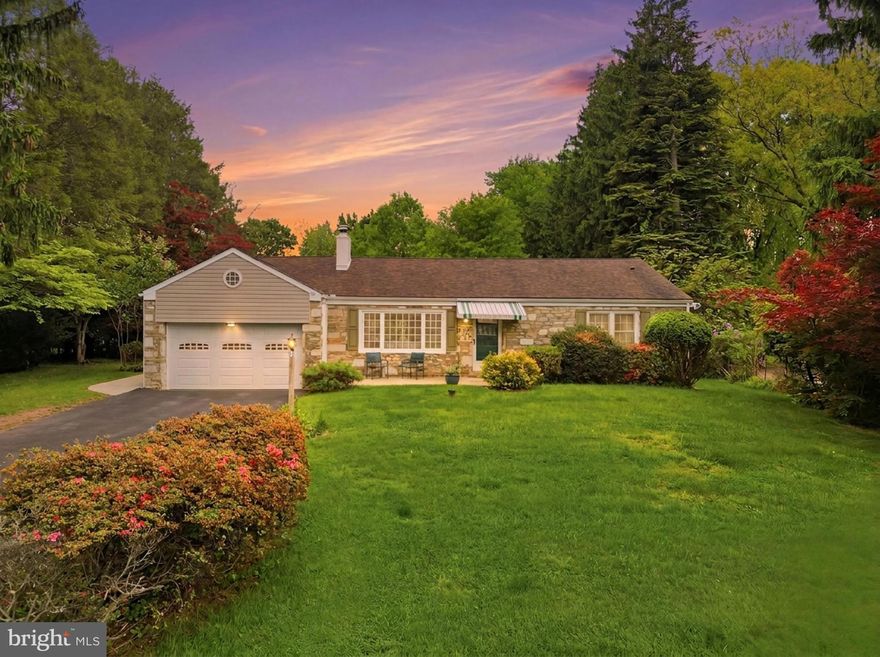 Welcome to this rarely offered ranch home on a large, level lot, in highly sought after school district of Council Rock.  This well maintained home offers years of pride in ownership.  Walk into a light filled large living room with a stone wood burning fireplace.  Living room leads to dining room with sliding glass doors with a beautiful view of the backyard.  The large kitchen is off of the dining room and includes a skylight for plenty of sunlight.  The basement is finished and includes a large living area with a bar, a separate 2nd retro kitchen, laundry area, a large storage room and a large utility room which doubles as a workshop.  Bilco doors lead to the outside yard.  Back upstairs you will find 3 spacious bedrooms, a full bathroom and a half bath.  There is a lovely screened porch off of the kitchen.  The two car oversized garage has plenty of room for storage and an outside door entrance. Heater has been recently serviced.   The rear yard is fantastic.  The yard is large and private with plenty of room for a pool, if wanted.  Spend time on the expansive deck viewing the deer, bird and other wildlife.  A pergula with beautiful flowering vines is ready to bloom.  Home also includes a shed.  Here is your chance to make this wonderful home your own.
**The home is currently serviced by a well but is enrolled in Phase II of the Northampton Bucks County Water Authority public water conversion at no cost to the buyer. Buyers are encouraged to verify all information**  This is an estate sale.  Sold as is.