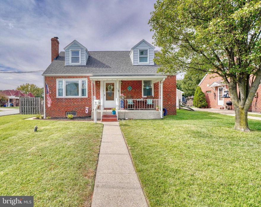 Welcome to Your Lovely Brick Cape Cod Home, Located in the sought area of Marlyn Glenn. Featuring a very nice front porch, Walk in to your living room with hardwood flooring and cozy fireplace with mantle.  Enhanced by 3 Generous Size Rooms and 2 full baths! Great size kitchen with breakfast area. Feature Ample Storage Throughout, Full finished recreation room on the lower level, great storage place, rough-in basement for future bath. Shed with Electric, has its own parking pad and Off Street Parking with lots of parking. Upgrades/Updates: Brand new roof with 2021, upgraded new electric system with box, updated bathroom 2021, painting.This beauty also has a great 6” fenced in leveled backyard with concrete patio and three gates.