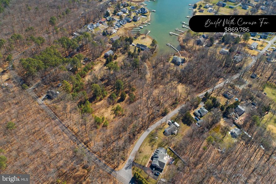 Build your dream home in the heart of Deale on this beautiful 2+ acre homesite at the tip of Parkers Creek! Tucked among mature woods with a natural water point, this property offers a rare blend of privacy, nature, and coastal charm. The heavy lifting has already been done by the seller — The property is ready for permit applications with the community sewer tap already reserved and professional site plans prepared. Extensive legal and environmental engineering multi-year work by respected professional team to ensure this newly subdivided lot is in full compliance with and approved by Anne Arundel County Planning and Zoning. Professional conservation plan prepared in accordance with County and State requirements for building adjacent to designated sensitive and wetlands areas (details notated on available site map and documents). Subdivision approval allows for one home, ensuring privacy and a peaceful setting. A rare opportunity to create your own Chesapeake oasis with convenient commutes to Joint Base Andrews, Washington DC, Annapolis, Baltimore, Ft Meade and more. * To be built (Deerfield Model) offered through Caruso Homes for $869,786