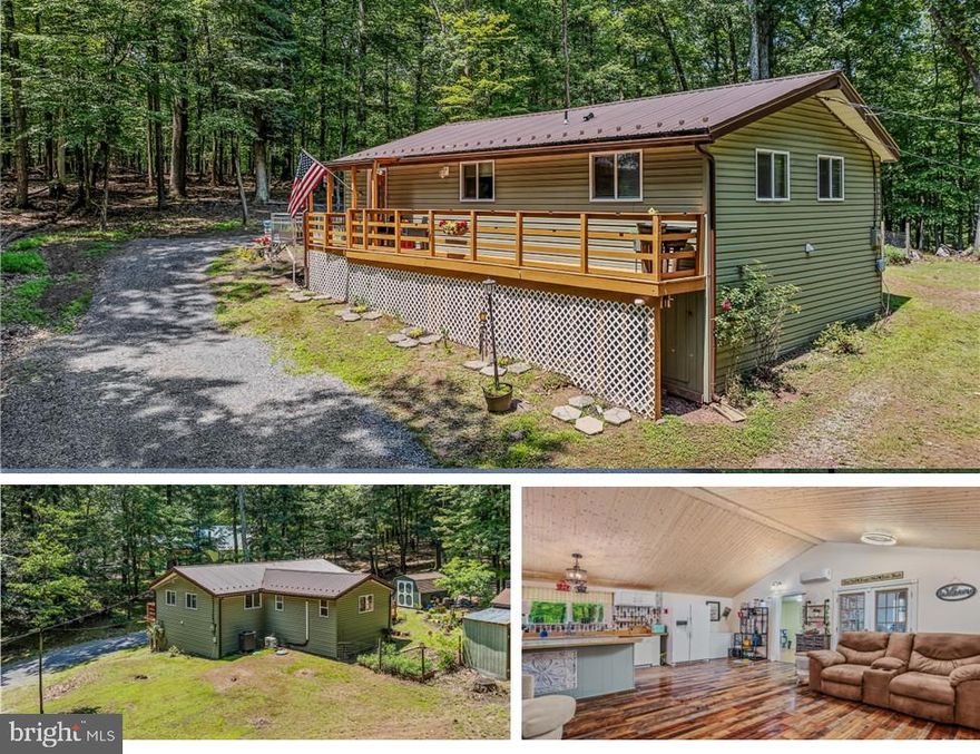 Nestled among mature trees, this charming 3-bedroom, 1-bath rancher offers a cozy and inviting atmosphere. The generous size great room features a high ceiling, adding to the home’s spacious feel. With an updated HVAC system (6 years old) and a durable metal roof (7 years old), this property is both efficient and low-maintenance. Enjoy the secluded setting, surrounded by nature, while still being conveniently located for everyday necessities. A perfect retreat for those seeking peace and privacy!