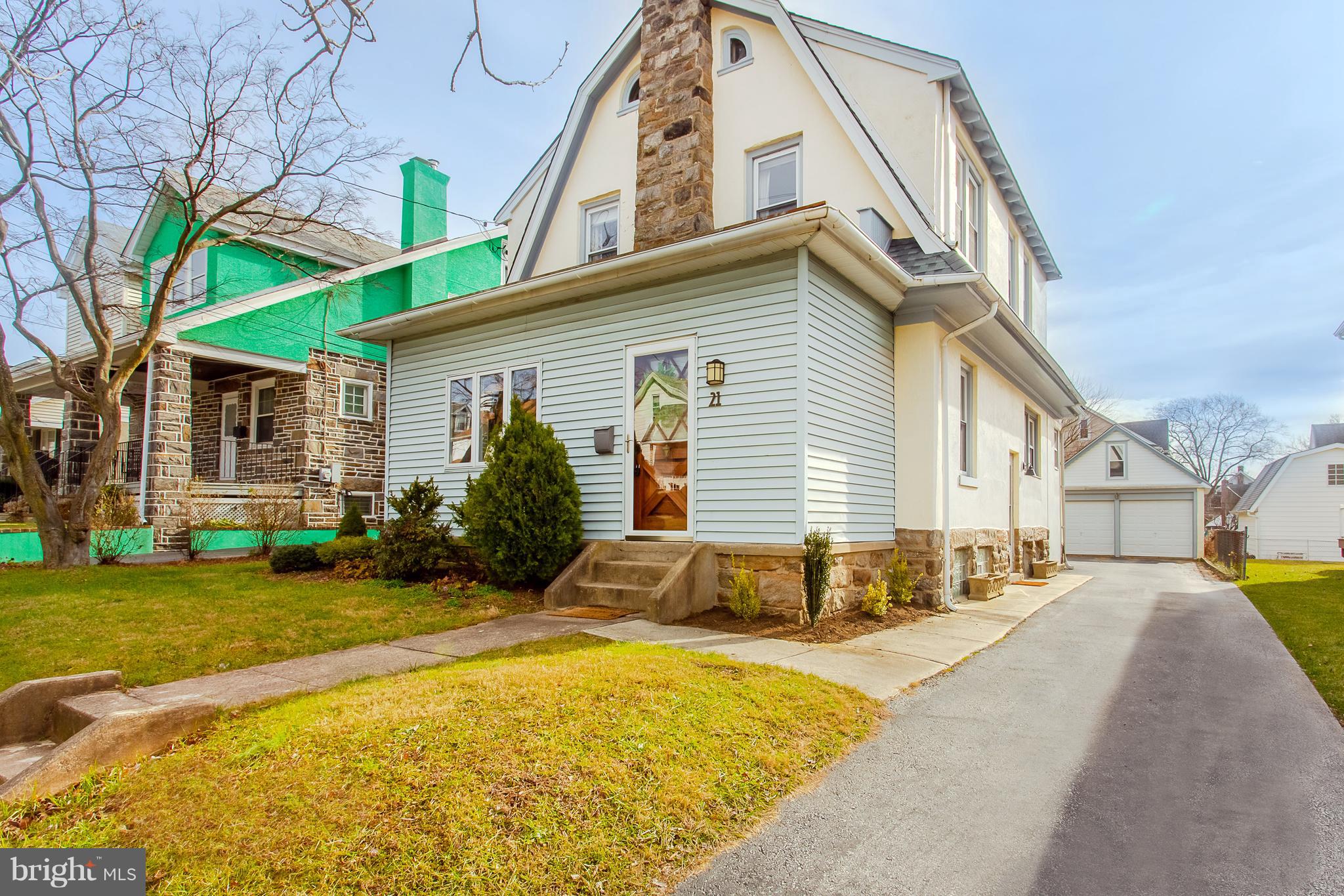 Every once in a while you come across a home that has everything you hoped for! 21 Campbell Ave offers an awesome floor plan, plenty of upgrades, walk-to location & tons of charm! Enter into the finished front room which is perfect as an office, playroom or extra living space. The living room has a gorgeous stone surround wood burning fireplace & gorgeous oak hardwoods with walnut inlay that leads right into the dining room filled with an abundance of natural light & open to the kitchen! Both the living room and dining room are very nice in size. The kitchen has oak cabinets, newer stainless appliances and breakfast bar. Off the kitchen is the half bath and laundry room to include a built in desk area! The 2nd floor has a newly renovated full bath that is white and bright, a master bedroom with a walk in closet & 2 additional bedrooms very nice in size. The attic is a walk up offering plenty of storage space or an opportunity for a 4th bedroom if desired. The basement is unfinished & perfect for storage as well. The property has a large private driveway, 2 car garage & fully fenced backyard! The roof was replaced in 2018! Central air, gas heat, updated fixtures throughout & an all around exceptional buy. Oakmont has so much to offer & is the perfect spot if you enjoy walking to shops, restaurants, parks and public transit.