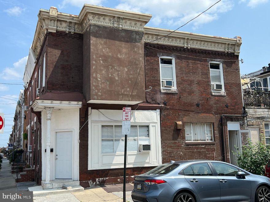 Excellent investor opportunity with this corner property home in prime location South Philadelphia.  This home features 3 beds and 1 bath, close to all major public transportation; buses & subway are just around the corner.  Property is only 2 blocks away from East Passyunk Ave to enjoy all the stores, bars and restaurants near by.  Home is priced to sell and unique as it has CMX-2 zoning, which can be converted into a money making mixed-use storefront/retail opportunity or keep it as a phenomenal single family rowhome; convenient to everything.  Currently tenant occupied on month-to-month but can be delivered vacant at closing if buyer chooses.  Come and schedule your tour today!