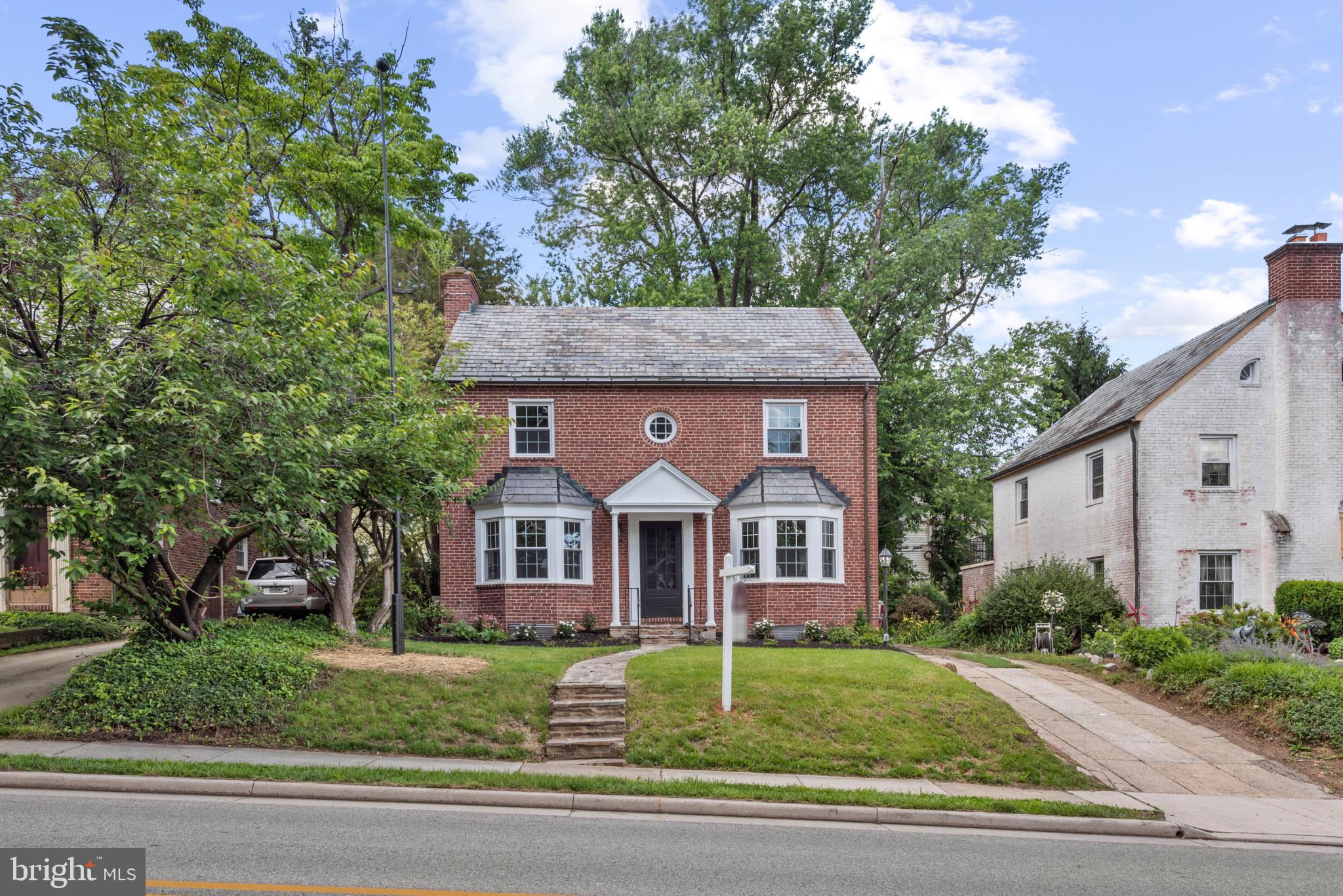 CLASSIC BRICK COLONIAL IN WILTONDALE METICIOUSLY RENOVATED OFFERING A SEAMLESS BLEND OF MODERN AMENITIES AND HISTORIC CHARACTER - this new 4 level renovation features refinished hardwood floors throughout, luxurious island kitchen with cooktop and overhead range hood, quartz countertops, custom white shaker cabinetry, farmhouse sink, ss appliances with built in microwave/wall oven and separate dining area leading to a tranquil living room with wood burning fireplace and rear flex room great for office, playroom or den. The upper levels offer 3 large bedrooms, 2 stylish full bathrooms, unique balcony off of bedroom overlooking the rear yard and a finished attic which again provides an additional bonus/flex space for your imagination to run wild. Not to be missed is the finished basement with bedroom, bathroom and laundry room, plenty of off-street parking on driveway and secluded rear yard all located conveniently in Towson and close to so many attractions. New updates include windows, kitchen, baths, hvac, electric, plumbing, flooring, paint and so much more! The Wiltondale Improvement Association collects a $75 annual fee - for additional information and details visit their website for facts about the community pool, playgrounds, and Wiltondale Greenwood Park.