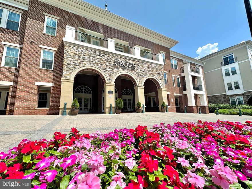 Welcome home to this highly desirable  upper level 2 BR,  2 BA condo with all the extras!    The UPDATED KITCHEN features contrasting cabinets, custom back splash, granite counter tops, gas cooking, and stainless steel appliances.  The bright open-concept living space with hardwood flooring and glass sliders has been freshly painted and offers dimmable  recessed lighting and crown molding--upgrades that distinguish it from most units at the Grove.  A private balcony off the living room overlooks the courtyard, a prime view, and  provides a serene spot to enjoy a container garden or coffee in the morning; custom  bench conveys! This unit  has two primary bedrooms on opposite ends of the main living space for privacy-- perfect for a roommate or guest arrangement-- each with walk-in closets and GORGEOUS UPDATED EN SUITE BATHS with DOUBLE VANITY. Don't need both bedrooms?  One works perfectly as an office or den, with its elegant midnight blue walls.   The home has ample storage with a kitchen pantry, hall closet, and in-unit laundry, plus the  huge value-add of a spacious private STORAGE ROOM (#11)-- a well-lit conditioned space measuring a roomy  8'x16' with bike rack and shelving.   The lucky buyer will also benefit from a brand new HVAC system with energy-efficient programmable Nest thermostat, upgraded hot water heater, and newer windows.  TWO  DEEDED GARAGE PARKING SPACES  (154,281),  one conveniently  just steps from the unit,  make this property especially coveted.  The Grove at Arlington is a beautifully maintained, pet-friendly community  with outstanding amenities including a party room with a kitchen and pool table, fitness center, outdoor pool with a locker room, theater room, garden courtyard with with gas grills, and onsite professional management. Centrally located to Downtown DC, Shirlington, Pentagon City, Crystal City, Old Town, Del Ray, and Amazon's HQ2, it's an ideal location. Also, easily accessible to public transportation--at garage entrance the ART bus stop provides a 7 minute ride to Pentagon and Crystal City! Only a few blocks to nearby parks and shops.  This one won't last long!