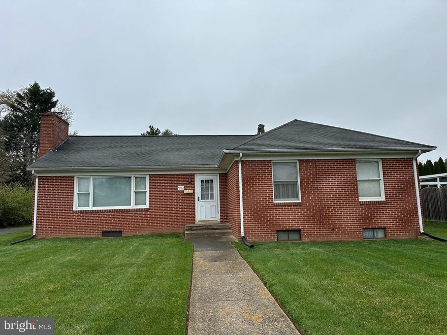 Nice 3 bedroom 1 full bath rancher on quiet street. partially finished basement. Brick patio and partially fenced in back yard. Estate Sale.