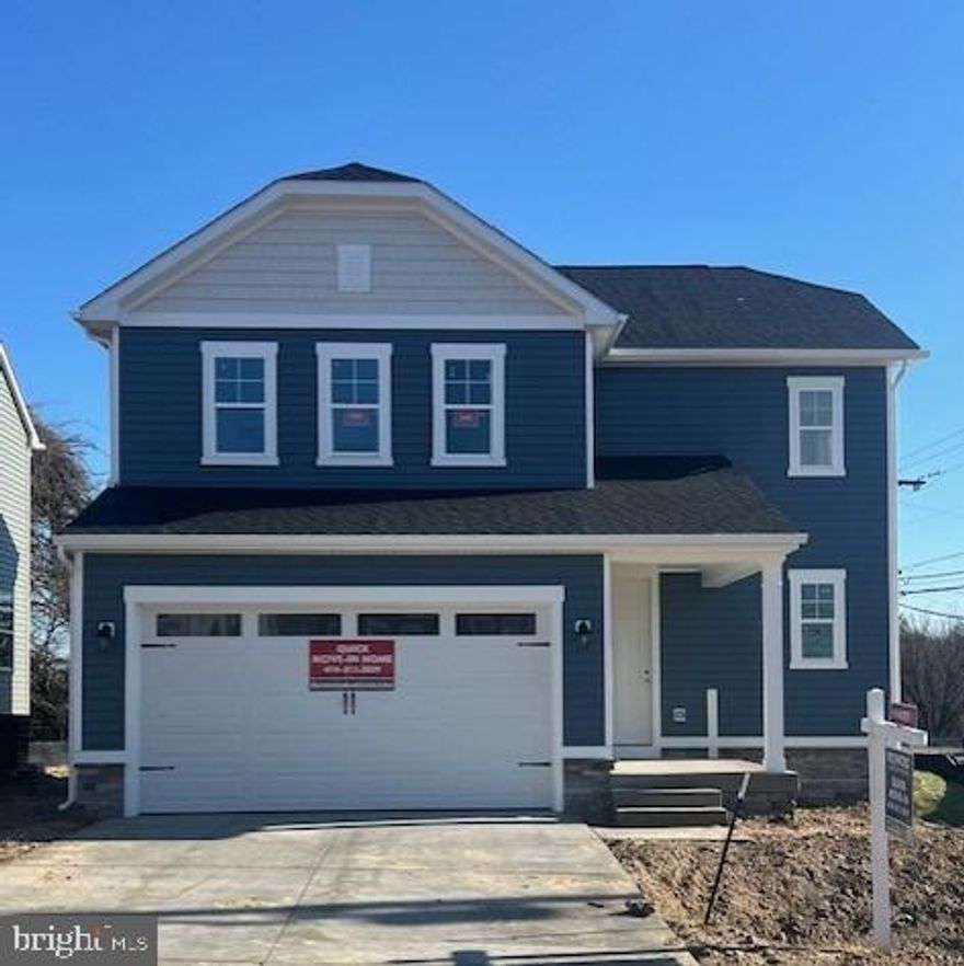 ***ASK ABOUT SPECIAL FINANCING!***The main floor of the Coral plan offers a large, uninterrupted space for relaxing and entertaining. The kitchen features a spacious center island and opens to the dining and great rooms. Upstairs, you’ll find a convenient laundry, a versatile loft, a full bath tucked between three generous bedrooms, and an inviting owner’s suite with a walk-in closet and private bath. Options include a fourth bedroom in lieu of the loft and a basement. White 42" cabinets, white quartz counter tops, carpet in bedrooms and upstairs, luxury vinyl plank in the 2.5 baths, 1st floor of the home, beautiful low stone water table in the front of the home, comfort height toilets. Loving Estates is an exclusive enclave community of just 18 homesites and it location is second to none! It is just five minutes from Fort Meade, 15 Minutes from BWI airport and convenient to all major commuter routes to Baltimore, DC, and Annapolis. Nearby Arundel Mills offers abundant shopping, dining, and entertainment, and there are dozens of options for outdoor recreation. Model is OPEN but visitors are encouraged to call ahead to be guaranteed a dedicated appointment. Virtual appointments are available as well.