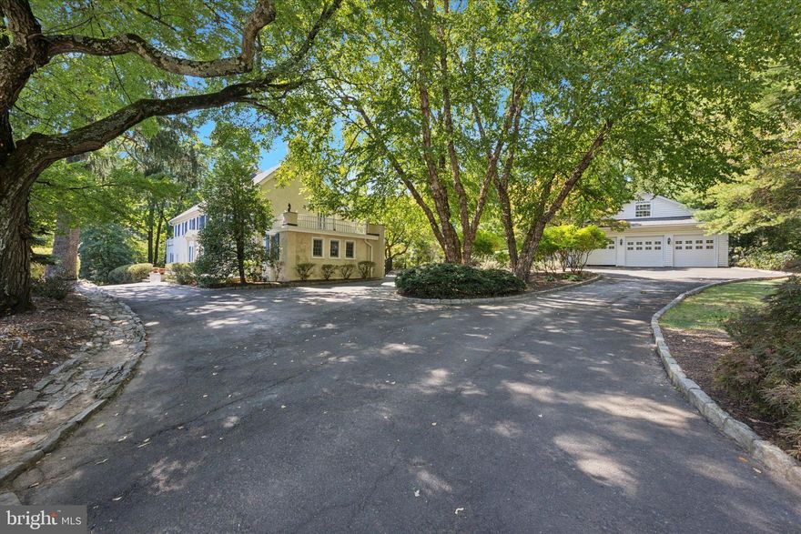 **Showings will begin after the scheduled Open House on Thursday, 4/10**
Stately 1700's Farmhouse on nearly 1 acre of gorgeous grounds in beautiful Huntingdon Valley!  Enter the impressive property through the circular driveway and imagine coming home to this  peaceful place every day. Inside the front door is a spacious entry room with pine planked floor, wood burning  fireplace and a lovely chandelier. To the right is a wing  leading to the living room/library with fireplace surrounded by built in book shelves and an outside entrance to the back patio.  Beyond the living room is the laundry room and a second kitchen. This wing could be converted to a main floor in-law suite or nanny quarters. Back to the main entry room and head into the massive dining room with it's gorgeous crystal chandelier, fireplace with wood stove insert,  leaded glass built in cabinets, adjacent butlers pantry and French Doors leading to the front porch. Next is the enormous great room/ kitchen/solarium with 2 walls of huge windows providing great natural light and gorgeous views of the property with access to the patio and grounds. The updated kitchen with island, includes newer cabinetry with  granite countertops, tile backsplash, all stainless steel appliances including a large built-in Kitchen-Aid  refrigerator, island cook top,  fireplace and a solarium section to accommodate all your house plants. 
Upstairs is the large main suite with it's own balcony and bathroom with double sink, jetted tub, large shower stall, heated towel racks and a walk in closet. The 2nd bedroom has it's own bathroom with a walk in shower stall and a generously sized closet. There is an additional bedroom on this level (currently used as an office) with French doors leading to another balcony.  Completing this level is a 4th bedroom being used as a dressing room with 3 closets and another full bath. The third floor includes 2 bedrooms and a full bath with tub/shower.
Wander outside along the beautiful  flagstone  walkway through the extensive landscaping and experience the serene setting as you pass the sweet pond with waterfall to the picturesque stone spring house and the large open completely fenced yard.  The 3 car oversized detached garage includes a 2nd level which would be great for an office, art studio or craft room.  This unique well maintained property is located in a top rated school district with easy access to everything.
The property is being sold "as is" and the seller will not do any repairs. Seller has never lived there so makes no representations or warranties.