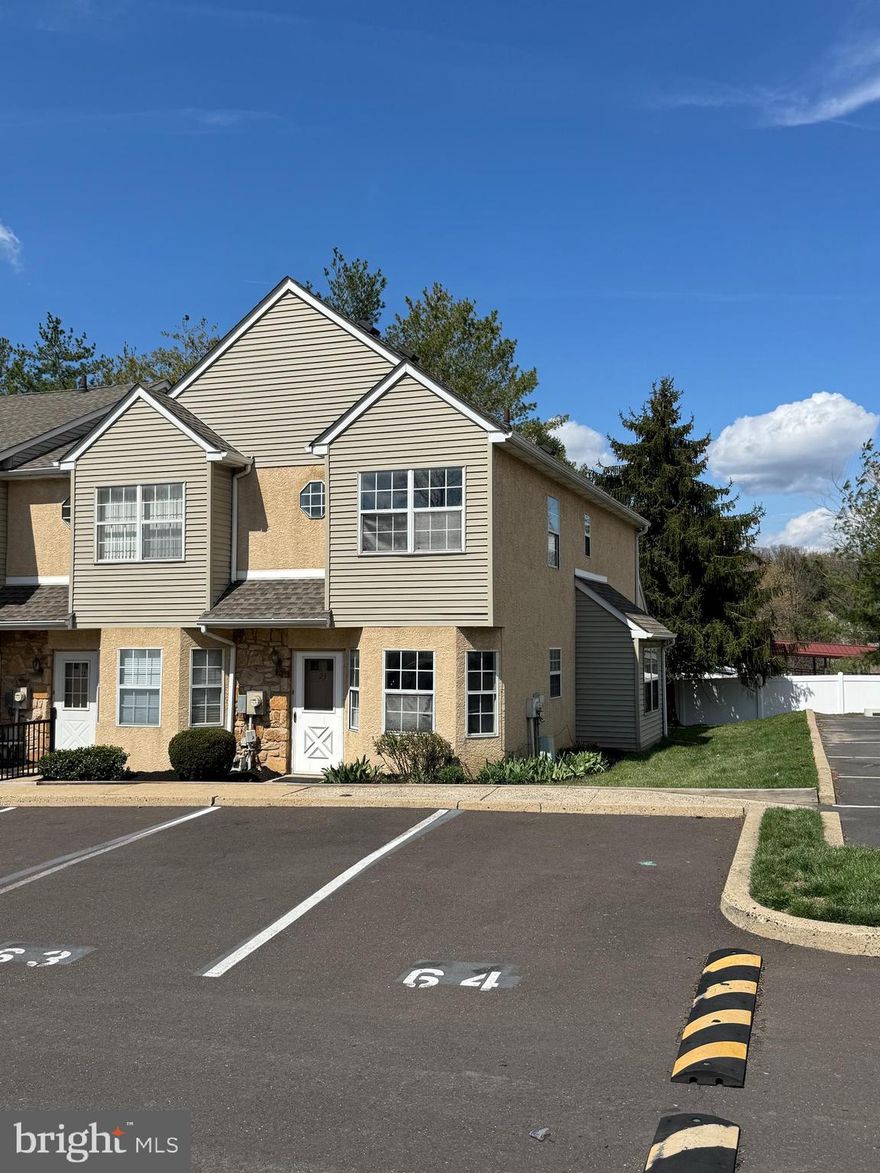 Welcome to 765 Limekiln Pike Unit 23, a well-maintained end-unit condo in the desirable Beaver Court Community, just minutes from Arcadia University. The bright, open-concept first floor features an oversized living and dining area, an updated  galley-style kitchen with breakfast space, fresh paint, and a powder room. Sliding doors lead to a private rear deck backing to the edge of the property and a tree line—offering rare privacy for condo living.
The property features all-new flooring throughout, including brand-new carpeting in the bedrooms, hallway, and stairs with LVP flooring on the 1st floor. 
Upstairs includes a spacious primary suite with double closets and a full bath, a second large bedroom, hall bath, and convenient second-floor laundry. 
This End Unit comes with 2 assigned Parking Spaces and 2 Visitor Parking Spots right outside the front door. 
Enjoy the added light and privacy of an end unit, all within close proximity to the SEPTA train station, Keswick Village shops and restaurants, and major roadways including the PA Turnpike. A great combination of comfort, location, and low-maintenance easy living.
This End Unit comes with 2 assigned parking spaces and 2 visitor spots right outside the front door