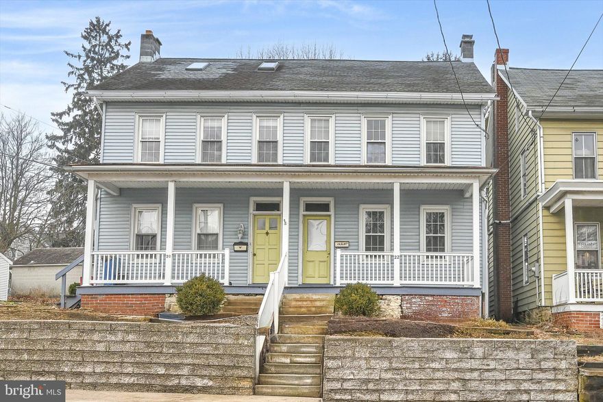 Solid 2-Story home being sold "As Is". Needs some TLC; flooring, paint. Newer windows and siding. Great opportunity with many possibilities. Property located at 20 West Fulton Street is also being offered for sale. Separate Deeds.