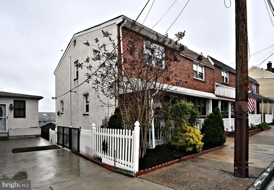 This end-row home offers a little extra breathing room and a welcoming covered front porch to sit and watch the world go by. Step inside to a traditional living and dining room combination—plenty of space to gather. The seller believes there are hardwood floors hiding beneath the carpet on the main floor, just waiting to shine again.

The large eat-in kitchen has room for a full table and still space to move around. Upstairs, you'll find three comfortable bedrooms with hardwood floors throughout, and a beautifully finished brand new full bath that adds a fresh touch.

Downstairs, the finished basement is a bonus with a second living area and a second kitchen—perfect for extended stays, entertaining, or just having some extra space to spread out.

Out back, there’s off-street parking for two cars, a patio area ready for your outdoor furniture or grill, and a generously sized shed for storage or a workshop. A brand new hot water heater was just installed, so that’s one less thing to worry about.

It’s a solid home with flexible space in a convenient spot—ready for its next chapter.