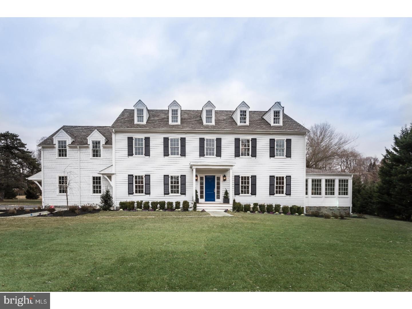 Emeritus Development, a national premier architect, comes to the Main Line to create a beautiful center hall colonial on Boxwood Road in Bryn Mawr. With 7,500 SF of living space on three floors, 10-foot ceilings throughout, and oversized windows, this remarkable open floor plan combines natural light, open flow and spacious family gathering and entertaining space with superior quality in every extraordinary and custom detail. 1st Floor: awesome custom windows provide the beautiful kitchen and family room with bright sunlight. The Family room includes a fireplace with specialized millwork as well as a separate dining room and a separate sunroom. The state of the art kitchen with handcrafted cabinetry and millwork, a grand island with incredible marble counter tops and an amazing walk-in pantry, includes: top-of-the-line Subzero, Wolf, and Bosch stainless steel appliances. The first floor also includes an office, a powder room, a laundry room and a full-size mudroom. 2nd Floor: 5 bedrooms and 5 en suite baths, which include a master suite with fireplace, cathedral ceiling, walk-in closet, and a custom master bathroom. The Lower Level includes: impressive 10-foot ceilings, a separate exercise/yoga room, an office, a full bathroom, and a separate entrance providing easy access to the backyard. This stunning home with soaring ceilings, natural flow, and well proportioned and spacious rooms, is the spirit of modern living with comfortable, classic elegance and high levels of luxury. This exquisite home, on one of Bryn Mawr's most desirable streets, is ideally located in the renowned Radnor School District. All this is resting on 1.4+ level acres and offers the best of both Town and Country with easy access to all major transportation routes and everything that the Main Line has to offer.