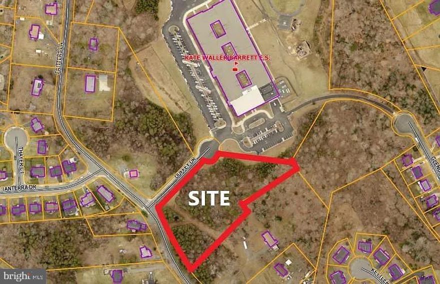 LOCATION!!  LOCATION!!  3.0340 Acre undeveloped lot with great potential adjoining to Kate Waller Barrett Elementary.  Perfect lot for a church, or daycare, adult care, etc. with zoning change. Currently zoned A-1 - Agricultural
