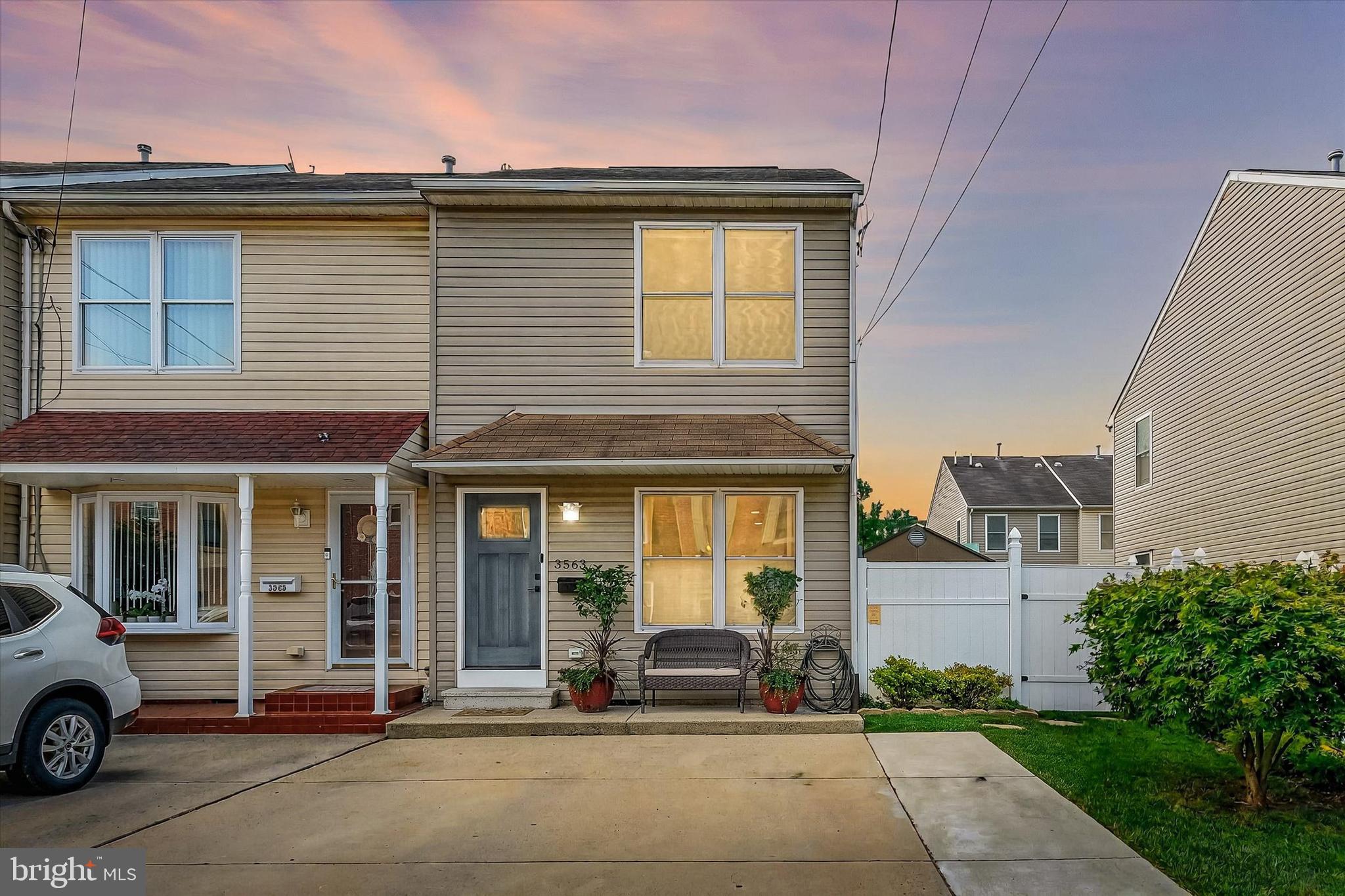 Elevate your lifestyle at 3563 E Thompson St—A refined residence in the heart of Port Richmond.
Built in 2004 and thoughtfully updated, this 3-bedroom, 2.5-bath home blends modern design with timeless comfort. Step inside to find a light-filled, open-concept layout featuring a generous living room and a large eat-in kitchen with abundant cabinetry, expansive counters, and room to entertain. A sunlit family room offers direct access to the beautiful, private, fenced rear yard—an ideal space for outdoor dining or relaxation.
Upstairs, the spacious primary suite offers a serene retreat, complete with a full en-suite bathroom and ample closet space. Two additional bedrooms, a full hall bath, and a dedicated second-floor laundry area offer convenience and functionality.
Designed for effortless living, the home features central air, a tankless water heater, energy-efficient windows, and durable finishes throughout. The rare two-car private driveway adds both value and ease—something rarely found in the neighborhood.
Located on a quiet residential block in Port Richmond, this home offers immediate access to local dining, shopping, parks, and major commuting routes. Enjoy the balance of urban convenience and residential calm in one of Philadelphia’s most steadily rising communities.
For the buyer who values style, space, and easy modern living—this is the one. Schedule your private tour today.