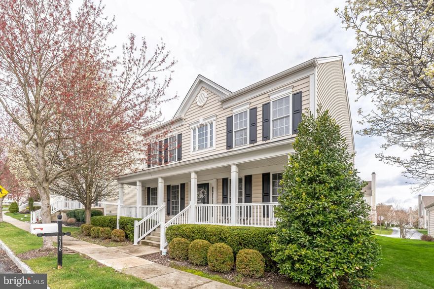 Popular Fairfax Model in the desirable Windsor Ridge Community may be the one for you!  An expanded covered front porch welcomes you to the inviting 2-story foyer with custom wainscoting, casing, and hardwood floors throughout the main level. Large formal dining room wainscoting and crown molding. Formal living room that can easily be used as a home office/study. The family room with a gas fireplace and beautiful custom millwork built-in shelving is very inviting. Enjoy preparing gourmet meals in the spacious kitchen with plenty of cabinet space, beautiful granite counters, stainless steel appliances, a center island with seating and a butler's pantry area. Did you check out the backsplash that the owner selected? Those barstools at the island are included with the home.  Relax in the open floorplan family room, kitchen, sun room area that extends to the spacious outdoor fenced-in patio.  A powder room and a nice-sized laundry room/mud room complete the main level. The upper level has 4 bedrooms - the Master bedroom with its en-suite bath with 2 large walk-in closets with organizers, a large stall shower, a soaking tub, and a large dual sink vanity. There are 3 additional large bedrooms that share a Jack and Jill full bathroom. Gorgeous, finished basement with a full bar with premium granite countertops, included barstool seating, wine and beverage refrigerators, sink, and dishwasher. Game Room/Media room with a gas fireplace and beautiful accent stone wall is an entertainer's delight, with an included surround sound stereo system!  There are 2 finished bonus rooms in the basement with a full bath which could make a great au pair suite/in-law suite or teenager's bedroom. The large paver patio is fenced-in and has trees for backyard privacy.  It has lighting and an accent wall, perfect outdoor place to chill with friends and family. Brand new furnace installed in March 2024. Windsor Ridge is a popular Chester Springs community with amenities like a clubhouse, swimming pool, exercise room, tennis courts, basketball court, walking trails, and playgrounds.  Award-winning Downingtown East schools and the access to the STEM Academy. Great location with easy access to PA turnpike, Rt. 100, Rt. 401 and Rt. 113 for a convenient office commute. Only a 5-minute drive from Marsh Creek Lake and park and trails where you can enjoy walking, biking, boating and other activities. Doesn't get much better than this. This gorgeous home is ready for you to move right in. Don’t let this one get away!