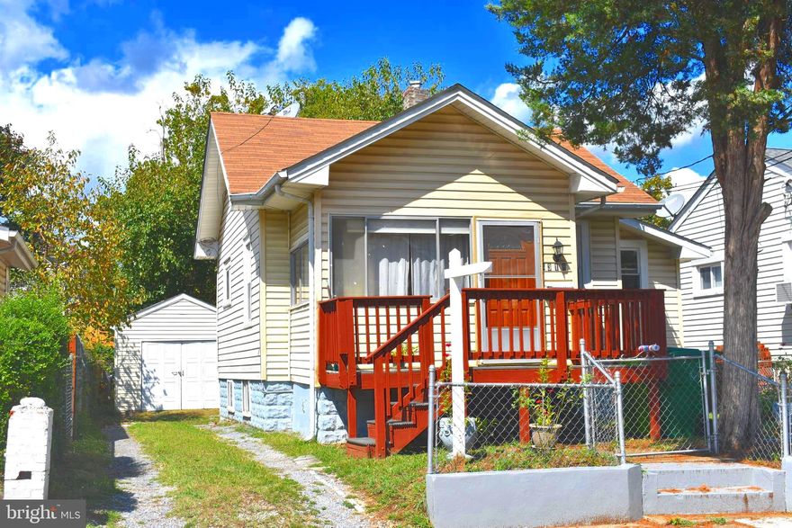 VACANT & READY TO SHOW-PRICE TO SELL. SEE COMPARABLES. THE BEST DEAL IN TOWN. Sold "As Is".  Inspections are only for your Clients' information. MD Disclosure provided- Roof is 6 years old.
 Well Cared-Cute Cape Cod- 2-level- Single Family Home- 3 Bedrooms - 2full bathrooms - Basement with independent exit-  Driveway - 1 Detached Car Garage- Unfinished Attic- Suitable to build a third level, 
- A couple of miles to the University of Maryland/ College Park Campus
- Great outdoors! Walk or bike to the Anacostia River Trail to waterfront DC, and enjoy the great outdoors and all the amenities of the D.C!
-Could be a Great investment property with one of the best locations in the area
- Location, Location, Location- 1 mile to DC/ Eastern Ave./ Easy access to SE and NE DC- 10 minutes to the NAVY yard in SE-DC/ 5 Miles to the University of Maryland, College Park. Walking distance to transportation, Shopping centers, places of worship, restaurants, and the great outdoors. Colmar Manor Community amenities