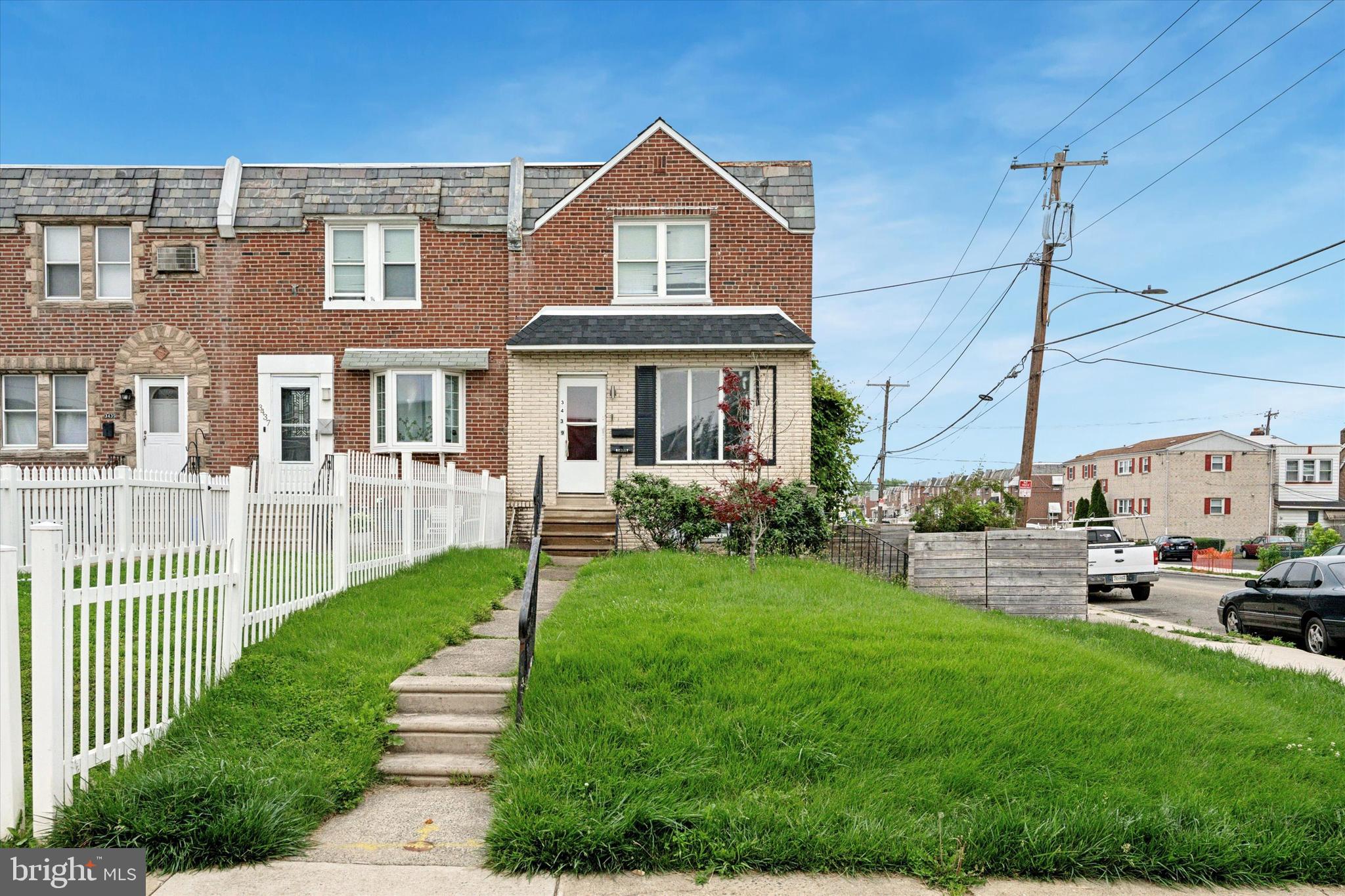 This end-unit townhome has a fantastic layout, offering all of the space and flexibility you need, PLUS a full in-law suite with kitchen/bedroom/bathroom in the basement! Enter to find a desirable open floor plan, with living room, dining area, and kitchen. The updated kitchen features white shaker cabinetry, stainless steel appliances (gas cooking!), and a beautiful marble tile backsplash. There is plenty of space to add an island for extra prep space & seating. On the main floor, you will also find a bedroom and a full updated bathroom, which could be a private suite. You'll really appreciate the neutral colors and recessed lighting throughout, giving it a fresh, modern feel. Upstairs, there are 3 more bedrooms, and another spacious updated full bathroom. Rounding out the amazing layout is the full in-law suite in the basement. Fully renovated, it includes a beautiful kitchen, living area, full bathroom, and bedroom #5! All appliances are included...all you have to do is move right in! Check out the patio - with some finishing touches, this could be a great outdoor space to grill and chill. Bonus: The carport allows for 2 private parking spaces in the rear of the home! This location is super-convenient, and close to the Roosevelt Mall and I-95. Schedule a private tour today, and see all the ways that this can be the perfect home for you!