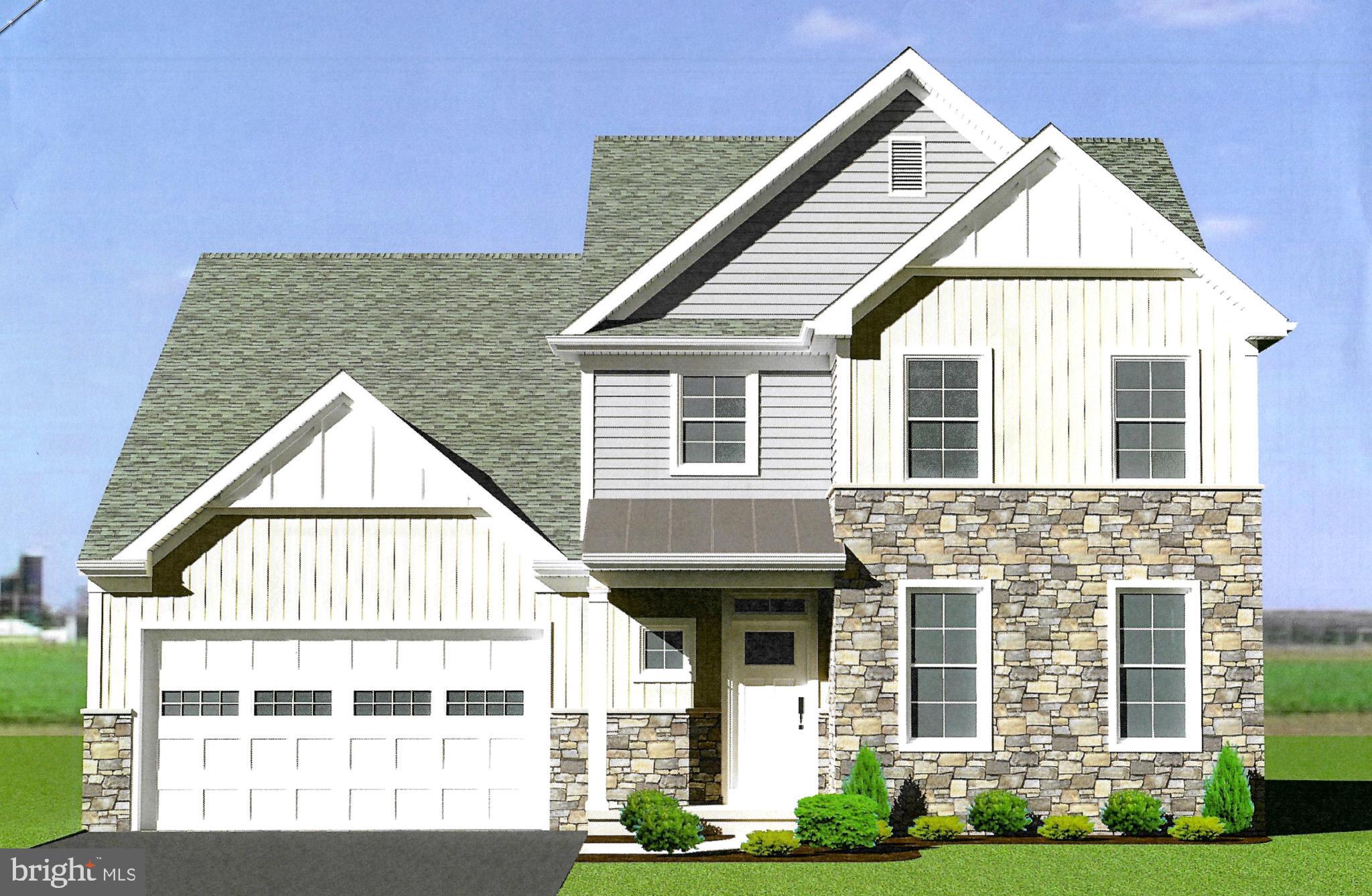 Can’t find the home of your dreams? Then why not choose a beautiful new home constructed home by Horst & Son Home Builders. This Ash model is affordably priced and thoughtfully designed. This model features 9 ft ceilings(8 ft on the 2nd floor), many large windows and an open floor plan on the main level with Luxury Vinyl Plank flooring throughout. The Living room is spacious yet inviting, and there is a first floor Primary Bedroom Suite. The dining area has sliding doors to your patio- a perfect spot for morning coffee. The lovely kitchen offers solid wood construction with soft close cabinets and an island, and there is a flex space, prefect for your home office, a convenient half bath and main level laundry.
Upstairs there is a Loft, 2 nice-sized bedrooms and a full bath. The main level primary bedroom suite is perfectly located to optimize privacy and has a walk in closet and a primary bathroom with double bowl vanity and stall shower.
Outside you'll enjoy the covered front porch, with attractive standing seam roof, and a 12 x 12 patio. River Ridge Hills is a new neighborhood with scenic views of the rolling river hills in Eastern York County. There are a variety of lots available. Some premium lots are available that can accommodate daylights basements, others are adjacent to the neighborhood common area and there are a variety which are connected by the walking paths throughout the neighborhood.
You'll appreciate the convenience of this great location with close proximity to the Eastern York Senior and Middle Schools, Sam Lewis Park, High Point Park, Cool Creek Golf Course, and Long Level Recreation Area with miles of boating. With just minutes to Rt 30, you are a quick commute to Lancaster or York.