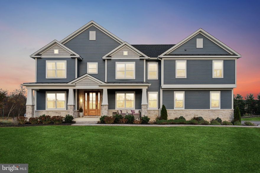 Welcome to your dream home! This stunning newly constructed single-family residence sits on a breathtaking 5.55-acre lot in peaceful New Market, showcasing incredible views of rolling hills and a serene pond. Meticulously designed with no detail spared, this home offers 4 spacious bedrooms and 3.5 luxurious bathrooms, each beautifully finished to impress. Step into a light-filled, open floor plan featuring beautiful flooring and an elegant stone fireplace—a perfect focal point for cozy gatherings. The kitchen is a chef’s delight, boasting gleaming quartz countertops, top-of-the-line stainless steel appliances, and custom cabinetry that will make any culinary endeavor a joy. Upstairs, the owner’s suite is a true sanctuary, complete with a spa-like bath featuring his and hers vanities, a free-standing soaking tub, and generous walk-in closets. Crown molding runs throughout the home, adding to its sophistication, while large windows invite nature’s beauty inside, filling every room with natural light. Located in a secluded, tranquil section of New Market, this property offers peaceful living while still being conveniently close to amenities. If you’re seeking luxury, comfort, and a connection to nature, this exceptional home is waiting for you!