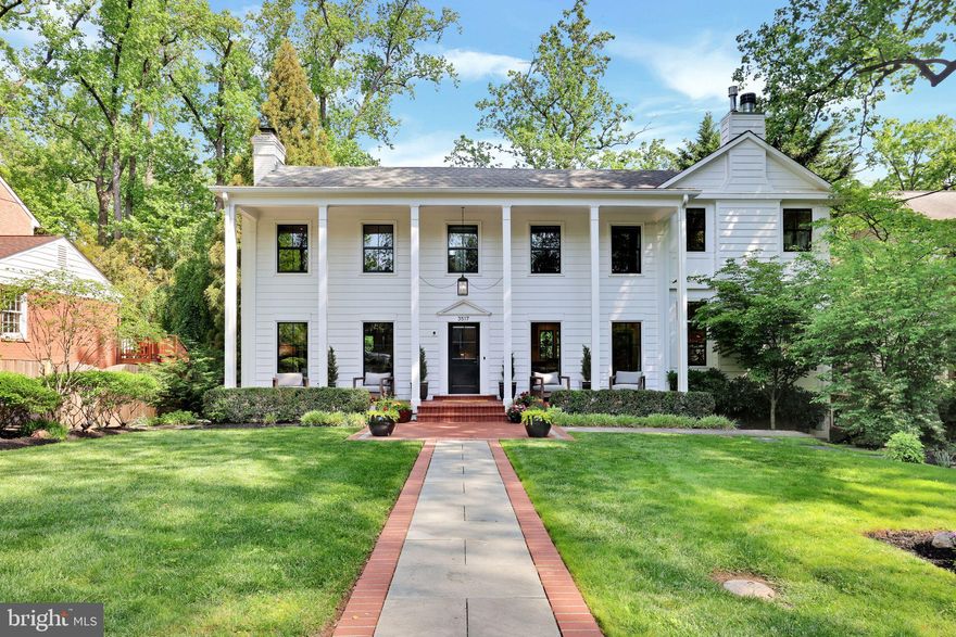 3517 Tilden Street NW | Washington, DC
Meticulously Renovated Center Hall Colonial with Pool on Quiet Cul-de-Sac in Cleveland Park

No detail was overlooked in the complete renovation of this classic Center Hall Colonial, which now features two architect-designed additions and a seamless blend of timeless character and modern comfort. The chef’s kitchen is outfitted with a Viking range, Miele dishwasher, and opens to generous formal and casual living and dining spaces. New windows and doors, custom lighting, and designer drapery are found throughout the home, showcasing a consistent level of care and quality in every room.

Set on a large, private lot at the end of a quiet cul-de-sac, this home offers an ideal outdoor lifestyle with a heated pool, poolside cabana, and a charming brook that winds through the landscaped grounds. Inside, additional amenities include a private gym, spacious bedrooms, spa-like baths, and multiple work-from-home options.

Located within walking distance of many of Washington’s top schools and just minutes from Rock Creek Park, shops, and downtown—this is a rare opportunity to own a fully reimagined residence in one of the city's most desirable neighborhoods, Cleveland Park.