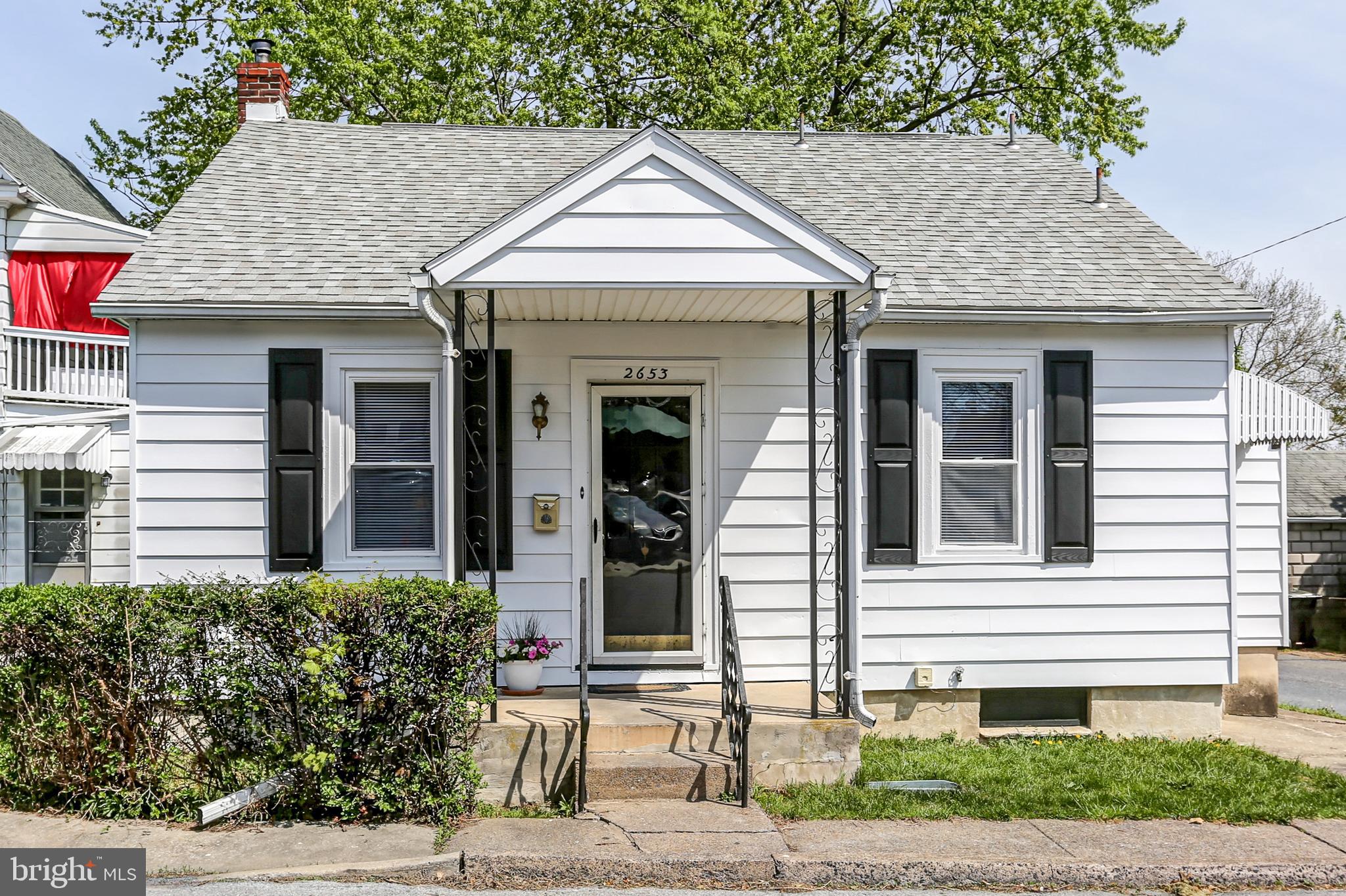 Adorable and Affordable! This move-in ready, Penbrook Boro single awaits your inspection! Just recently painted throughout, this three-bedroom home features many new windows, a lot of recent flooring, an architectural roof (appx 5 yrs old), a two-year old gas hot water heater, and a brand-new refrigerator. Currently the large 2nd floor bedroom is heated by electric, while the 1st floor is heated by oil. There is gas already in the house for the water heater, so heat and cooking can easily be changed to gas by a buyer if they desire. Both trash and sewer charges are included in the borough property tax, so you will not be receiving separate bills for those. There is also a decent sized back yard with a large shed. To make the deal even sweeter, the sellers are including a one-year HSA home warranty to give new buyers peace of mind. Schedule your showing today, but hurry...this one won't last!
