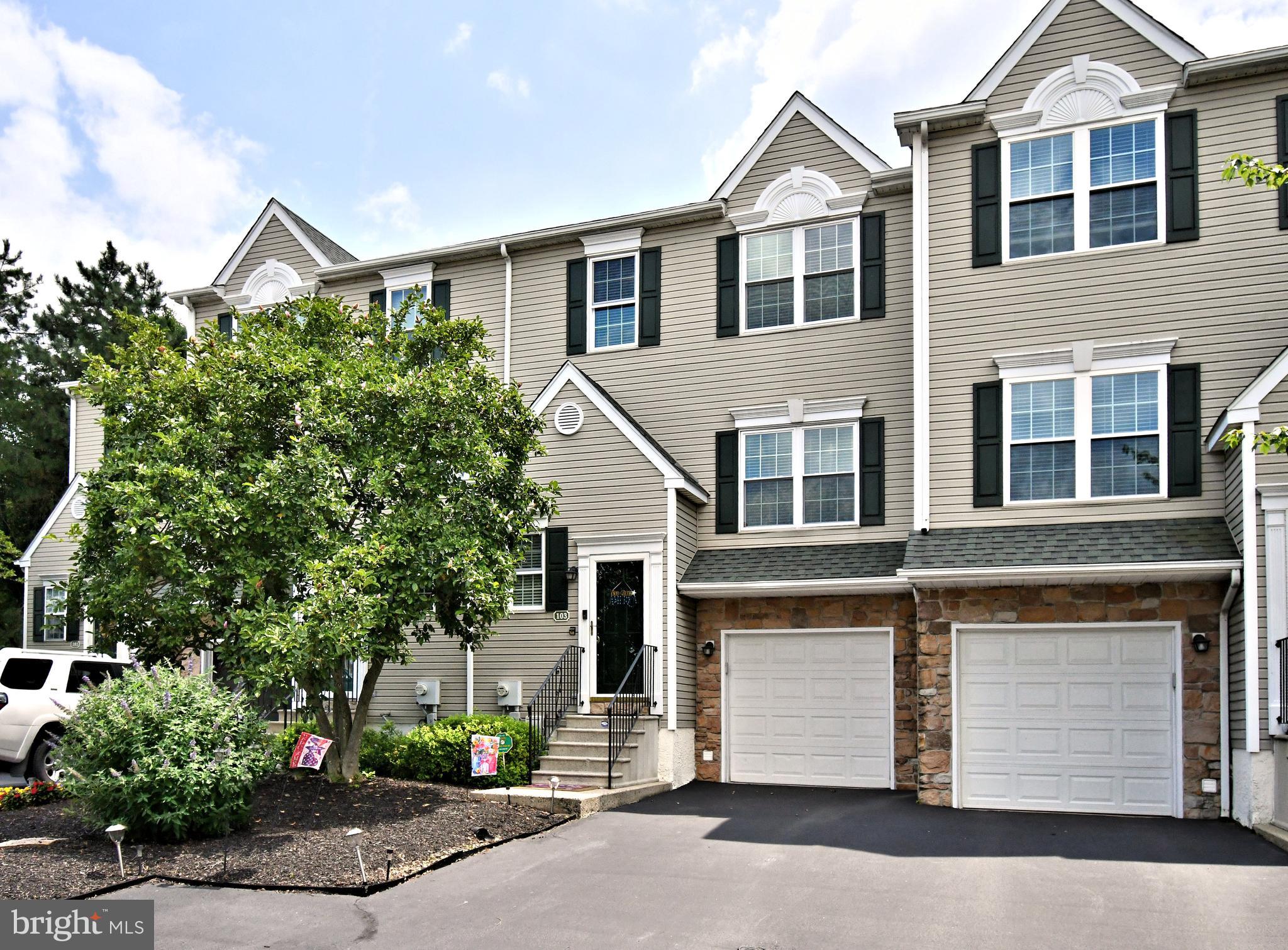 Welcome to 103 Green View Court, a rare opportunity in the sought-after Club View Manor of Plymouth Township. Perfectly positioned with the most stunning views of the 1912 Club golf course, this spacious three-bedroom, two full and two half bath townhome offers timeless design with thoughtful upgrades throughout. The gracious entry leads to an open layout with abundant natural light and generous living and dining areas, ideal for both everyday living and entertaining. The kitchen has been tastefully updated over the years and offers ample cabinet space, a breakfast area and dining room. Step outside to the expansive deck and enjoy the peaceful, private setting overlooking the fairway, one of the best views in the entire community. Upstairs, the primary suite includes a full bath and large closet, with two additional bedrooms and an updated hall bath. Hardwood floors flow through much of the home, and the daylight walk-out lower level features a family room with gas fireplace, powder room, laundry area, and access to the rear patio. Additional highlights include central air, efficient gas heat, newer windows, attached garage with inside access, and convenient proximity to shopping, dining, the Plymouth Meeting Mall, major highways, and the township's parks and community center. With its premier location and well-maintained interior, this home presents an exceptional lifestyle opportunity in one of Montgomery County’s most desirable communities.