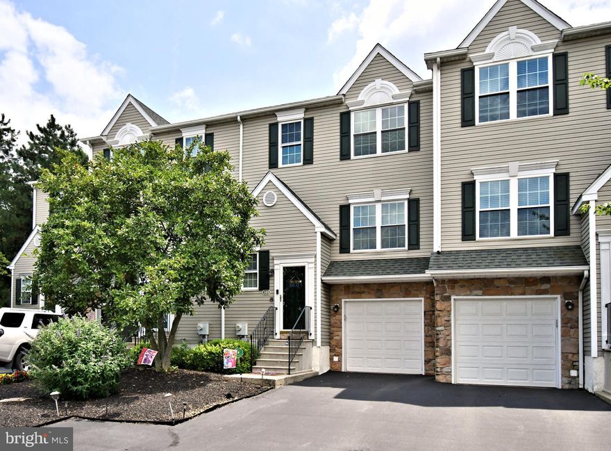 Welcome to 103 Green View Court, a rare opportunity in the sought-after Club View Manor of Plymouth Township. Perfectly positioned with the most stunning views of the 1912 Club golf course, this spacious three-bedroom, two full and two half bath townhome offers timeless design with thoughtful upgrades throughout. The gracious entry leads to an open layout with abundant natural light and generous living and dining areas, ideal for both everyday living and entertaining.  The kitchen has been tastefully updated over the years and offers ample cabinet space, a breakfast area and dining room.  Step outside to the expansive deck and enjoy the peaceful, private setting overlooking the fairway, one of the best views in the entire community. Upstairs, the primary suite includes a full bath and large closet, with two additional bedrooms and an updated hall bath. Hardwood floors flow through much of the home, and the daylight walk-out lower level features a family room with gas fireplace, powder room, laundry area, and access to the rear patio. Additional highlights include central air, efficient gas heat, newer windows, attached garage with inside access, and convenient proximity to shopping, dining, the Plymouth Meeting Mall, major highways, and the township's parks and community center. With its premier location and well-maintained interior, this home presents an exceptional lifestyle opportunity in one of Montgomery County’s most desirable communities.