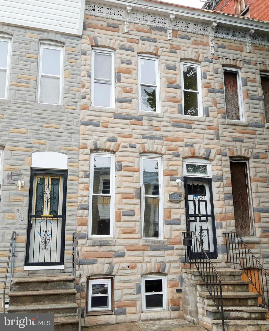 Wonderful opportunity to own this all brick rowhome in Mount Clare neighborhood. Enjoy nice room sizes, wood floors, separate dining area and kitchen with island table. Use the basement for added storage or finish off for additional space. Great location - near schools, parks and just minutes from Downtown Baltimore.
