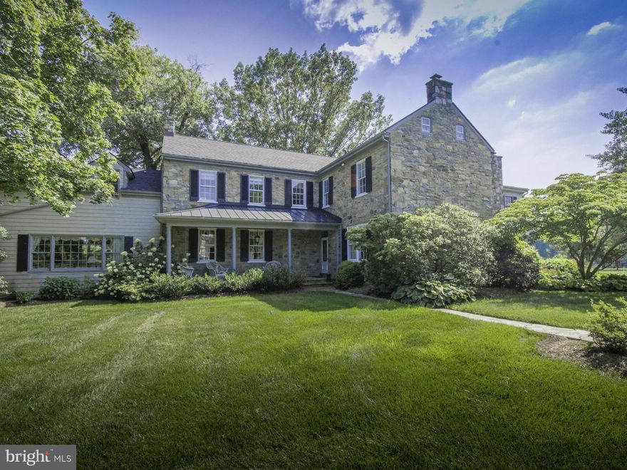 Current owner has invested > $3 million in this 25 ac luxury property & is moving to larger farm in area. This is a rare opportunity to own a remarkable & manageable family farm at 40% discount of replacement cost. Exquisitely updated circa 1850 stone residence, carriage hse, 6-car gar, restored 100 yo 9-stall barn w/entertainment loft, tennis crt, saltwatr pool & pool hse. 35 min to metro BMore.