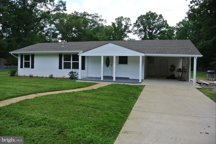 Totally Remodeled!  New Roof, HVAC, Floor coverings, Kitchen, Appliances, Deck.  Great Location.  Close to Schools, Shopping and Commuter Lots.  Move In Ready.  Quick Settlement Possible.