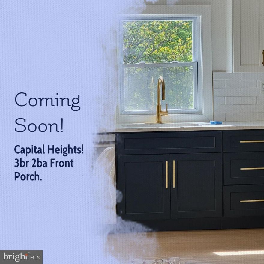 Welcome to this beautifully renovated 3-bedroom, 2-bath home right in the heart of Capitol Heights—where modern updates meet everyday comfort and convenience.

From the moment you walk in, you’ll feel the difference. This home has been thoughtfully updated with luxury white oak LVP flooring throughout, giving it that clean, high-end look buyers are searching for.

The main living space flows right into a fully updated kitchen featuring quartz countertops, stainless steel appliances, and stylish cabinetry—perfect for cooking, entertaining, or just enjoying your space.

The home offers three spacious bedrooms filled with natural light and two fully renovated bathrooms with modern finishes that feel straight out of a design magazine.

Step outside to your private backyard, ideal for relaxing, entertaining, or creating your own outdoor space.

💥 Big-ticket items? Already done.
✔️ New HVAC
✔️ New appliances
✔️ New deck

That means less worry and more enjoying your new home.