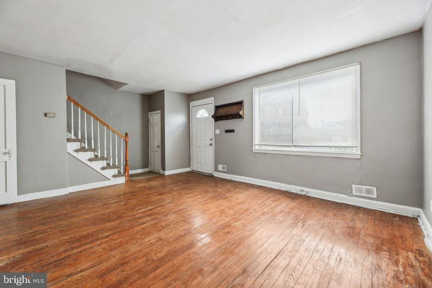 Here’s your chance to own this 3 bedroom rowhome with a convenient location steps away from Morgan State University. Features hardwood floors on the main level, separate living and dinning areas, 3 true bedrooms upstairs and a full basement. Features a new roof and hot water heater. Large backyard. Make this home a true gem!