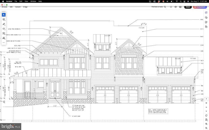 New Home under construction for delivery in early 2025 on very private, 23 acre lot off Airlie Rd. Warrenton. Only a few minutes to Rt. 29 and Warrenton. Over 4600 s.f. on main 2 levels with 5 bedrooms, including a main level bedroom/bath suite, 3 more full baths on level 2. 1700 feet finished in basement with bedroom/bedroom suite and separate powder room, custom wet bar. Custom 3/4 garage bay area that is 30' deep with workshop and/or storage or boat parking space. Extra tall 9' X 9' garage doors. 10' ceilings on the main level and 9' ceilings on level 2 and in basement. All finishes are gorgeous and custom including high end GE Cafe stainless/brushed gold appliances, quartz counters, 9' wide wood floors on main level, stone upgraded propane F/P with rustic wood mantle, to name a few.