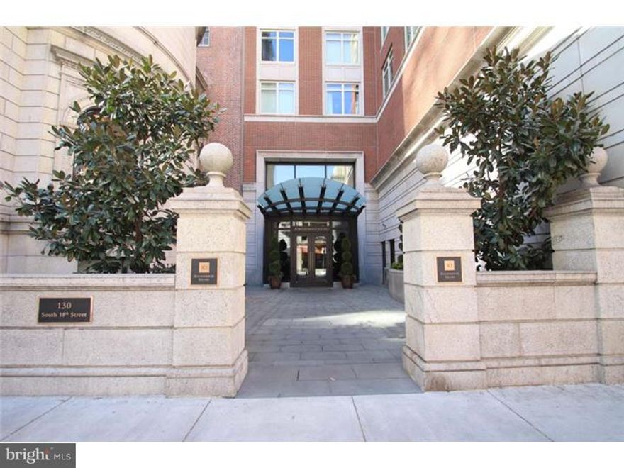 Your once in a lifetime chance to live in the most prestigious building in Rittenhouse Square has arrived! This incomparable designer fully furnished residence at 10 Rittenhouse includes garage parking and a lifestyle no one would want to turn down!  1500+ SF 2 Bedroom 1 1/2 Bath unit with dazzling views of Square. Completely furnished by Luxe Home, featuring Mitchell Gold & Bob Williams furnishings and all custom window treatments throughout. Cook's kitchen includes Poggenpohl cabinets, granite counter tops, Sub-Zero refrigerator, Viking gas cook-top & stove, Miele dishwasher, Bosch washer & dryer. Fantastic closet space, wood floors in foyer leading to living room, terrific natural sunlight. 2 great sized bedrooms, master includes an ALL white marble bath double sinks, tub & separate shower. Building features only the best amenities with 24hr concierge/doorman, chauffeur driven Mercedes, indoor lap pool, fitness center, resident lounge, and the BEST location on Rittenhouse Square.  Approximately 8yrs Remaining on the Tax Abatement.  A MUST SEE one of kind Unit!