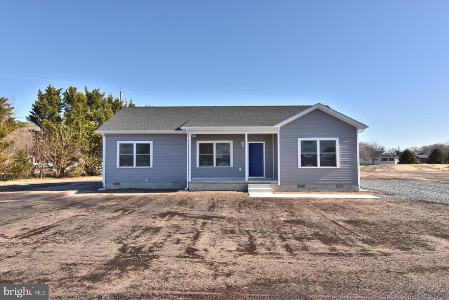 Welcome to this brand new 3-bedroom, 2-bath home near Delmar, DE. Built in 2026, this 1,428 sq ft residence features an open floorplan designed for comfortable, modern living. Set on a spacious .82-acre lot, the home offers plenty of room to enjoy outdoor space and privacy. The open living, dining, and kitchen areas create a bright, functional layout ideal for everyday living and entertaining. Step out back to a 12' x 12' deck, perfect for relaxing or hosting gatherings. A fresh build with thoughtful design on a corner lot—this home is ready to welcome its first owners.