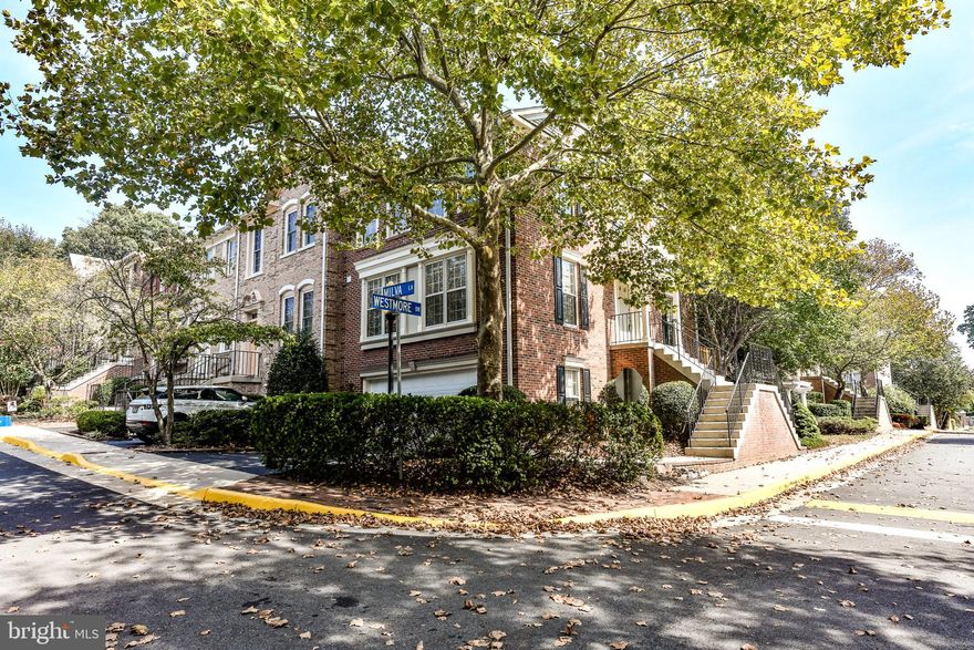 Spacious & Meticulously Maintained 3BR, 2-Car Garage End-Unit on a Corner Lot! 
Updated throughout, this home offers comfort, style, and unbeatable convenience. The large, open kitchen features stainless steel appliances and flows seamlessly into the inviting living room with hardwood floors, crown molding, and a cozy fireplace — all leading out to a new deck (2019), perfect for relaxing or entertaining.

The light-filled formal dining room showcases upscale trim details including crown molding, chair rail, and shadowboxing. Upstairs, the spacious primary bedroom features a wall of windows that flood the space with natural light. The expansive en-suite bath offers a skylight, soaking tub, walk-in shower, and generous layout designed for comfort.

The fully finished walkout basement includes a second fireplace and half bath, and opens to a fenced backyard with patio — ideal for indoor-outdoor living. Recent updates include a new garage door (2019), all new windows (2021), a new HVAC (2022), and fresh paint on all shutters, trim, and railings (2025), giving the home a crisp, refreshed exterior. All carpets are brand new (2025), not featured in the photos. 

Fabulous location close to the Metro, I-95, shopping, and TWO minute walk to the express bus to the Pentagon. Access to the Gerry Connolly Cross-County Trail and reaches Lake Accotink and beyond. Zoned to top-rated schools — this exceptional end-unit is move-in ready and has it all!