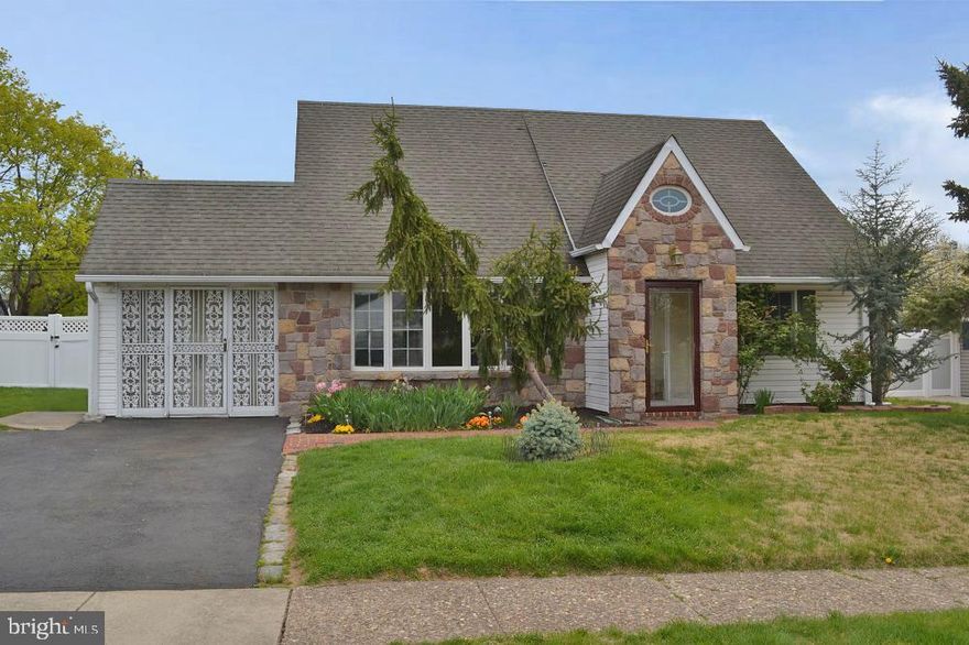 Single Cape Cod style home located in the Highland Park section of Levittown. The property has 4 Bedrooms and 2 full baths. First floor has Large Living room with bow window, Dining area which opens up into the U shaped kitchen with White cabinets. Off the dining area is a 3 season room overlooking the rear yard, a laundry area and access to the 1 car garage (which has pull down stairs to an attic area). The first floor also has 2 bedrooms and a full bath. Second floor of the home has 2 bedrooms, a full bath and storage area access. The yard is fenced with a rear shed. The property is being sold as is. Buyer is responsible for the cost and obtaining the Township U&O/CO and responsible for clearing any violations or repairs needed to obtain the certificate. Proof of funds/ pre approval needed with agreement of sale.